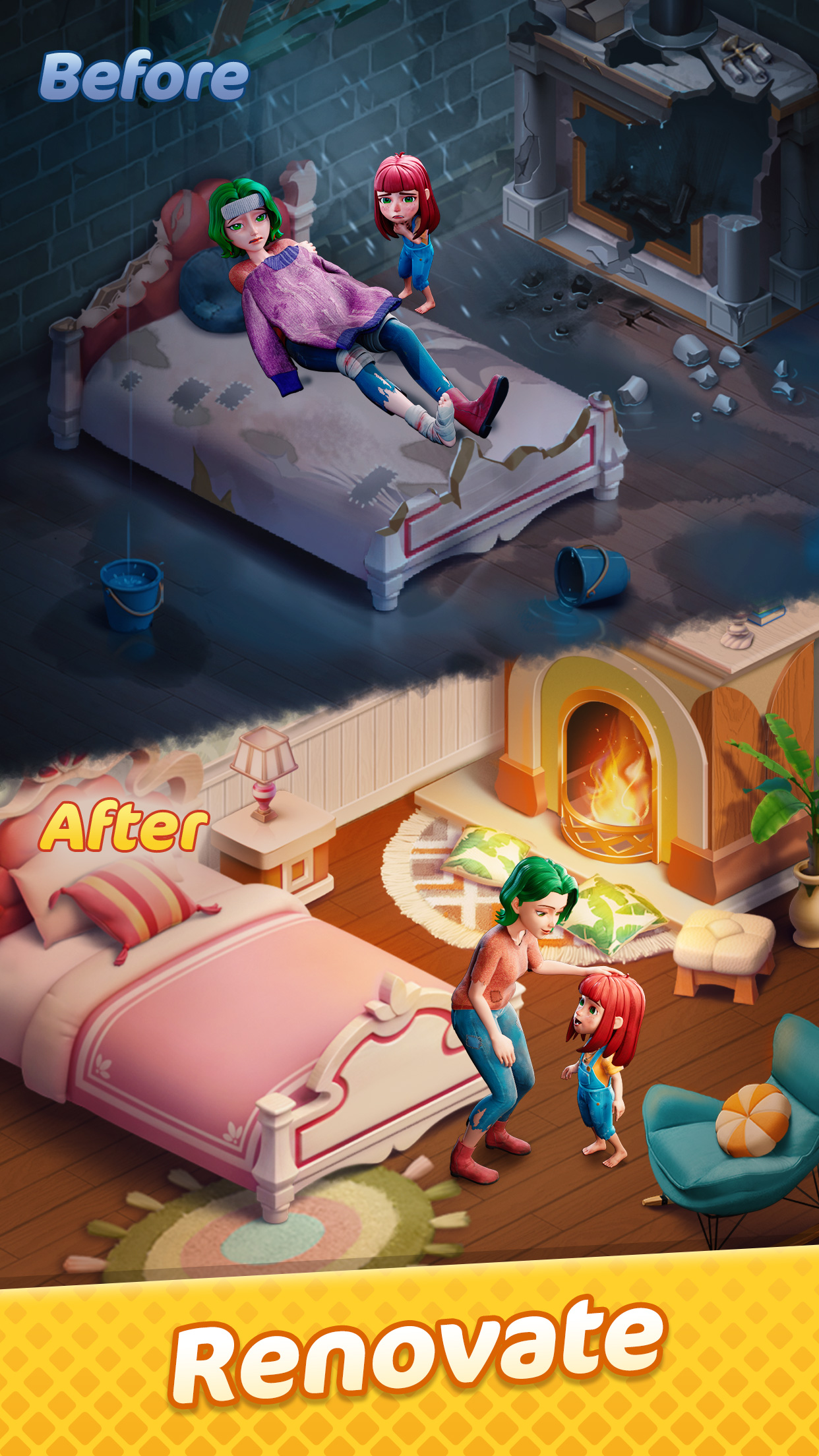 اسکرین شات 4 بازی Gossip Harbor: Merge & Story