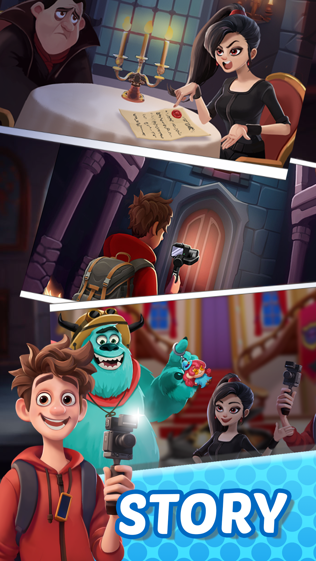 اسکرین شات 3 بازی Monster Friends: Merge & Story