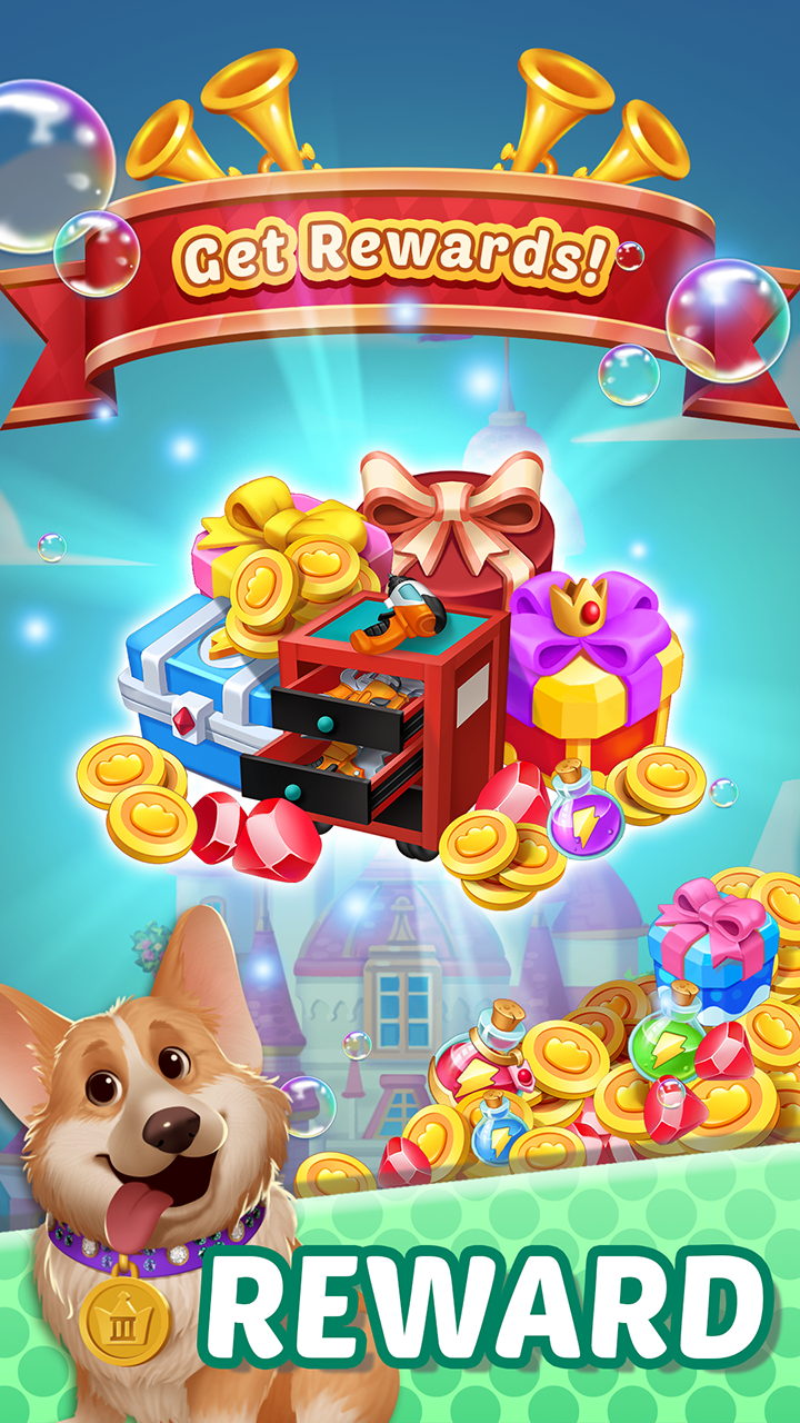 اسکرین شات 4 بازی Queen’s Castle : Merge & Story