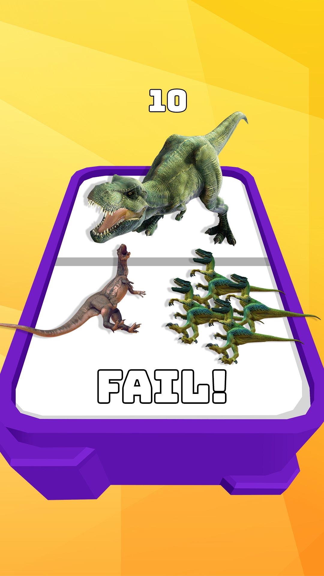 اسکرین شات 4 بازی Merge Dinosaurs Battle Fight