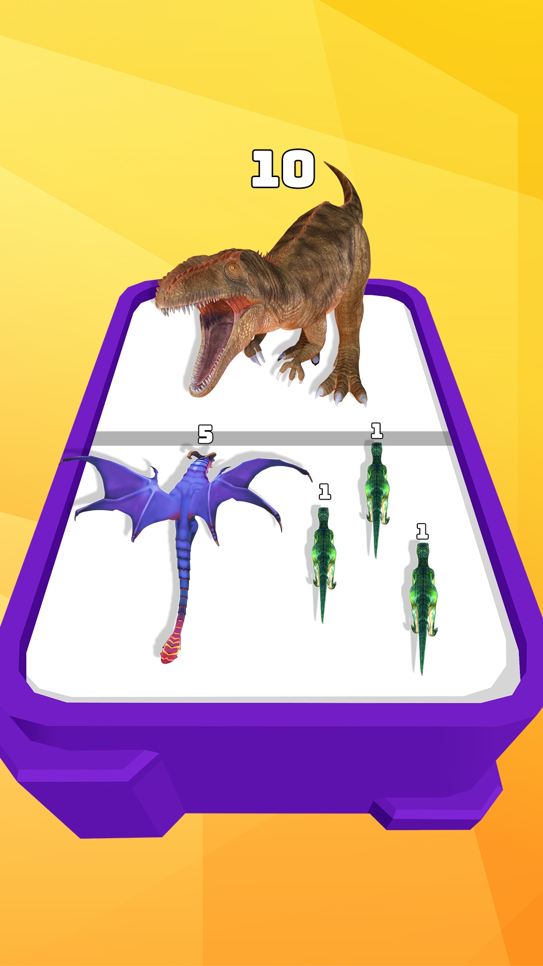 اسکرین شات 3 بازی Merge Dinosaurs Battle Fight