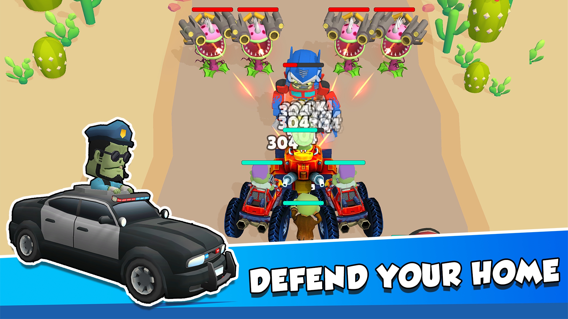 اسکرین شات 4 بازی Merge Plants: Idle Zombies
