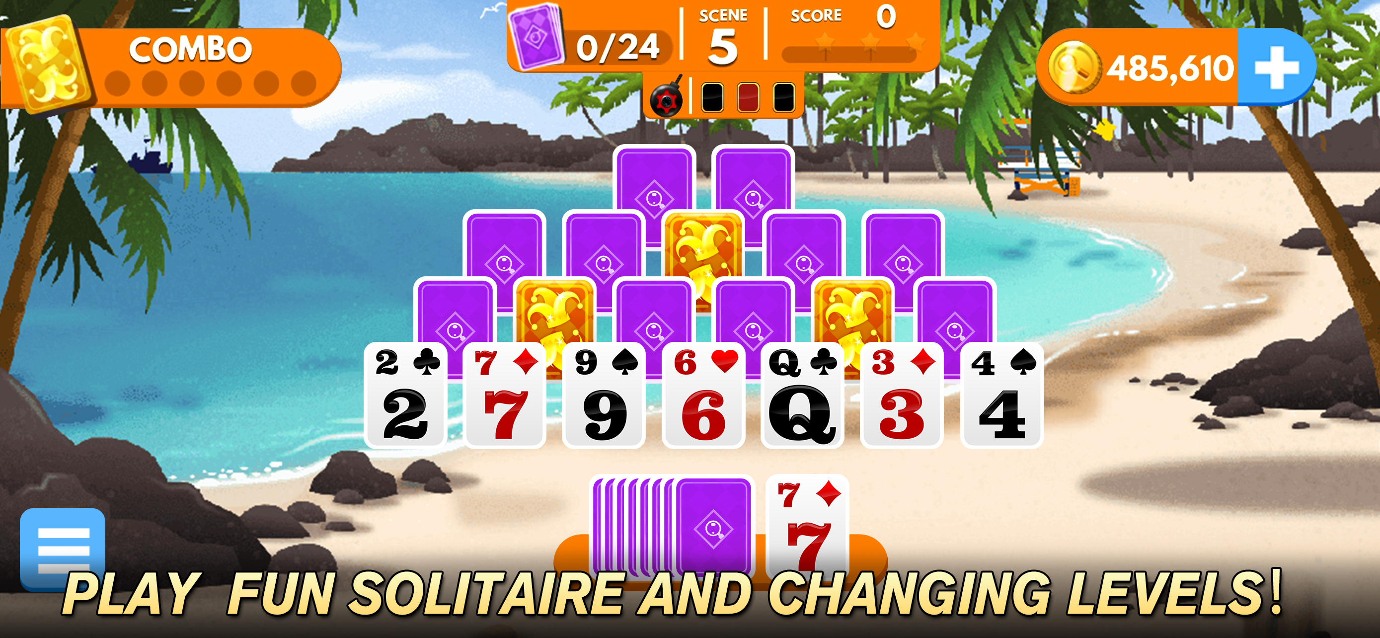 اسکرین شات 2 بازی Solitaire Mystery Card Game