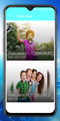 اسکرین شات 6 برنامه video maker with photo & music