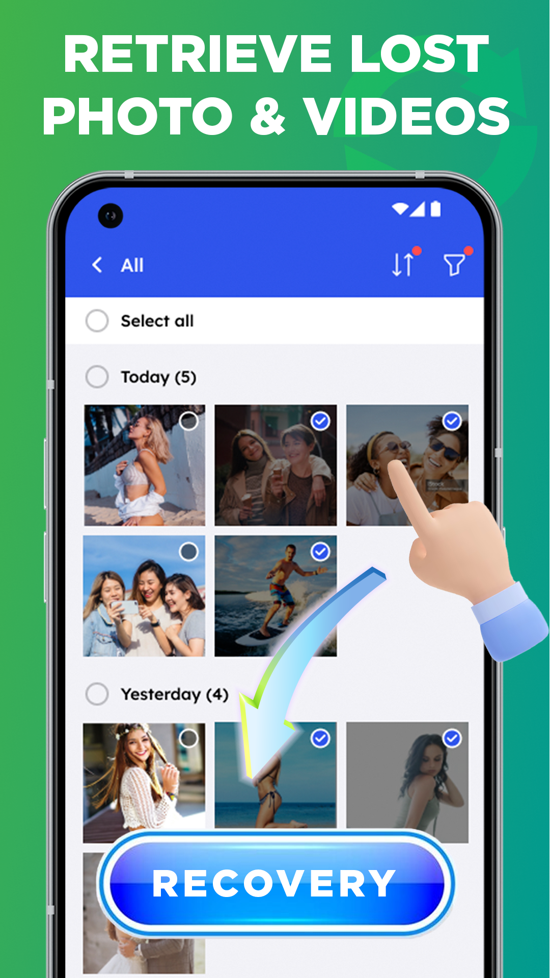 اسکرین شات 4 برنامه Message & All File Recovery