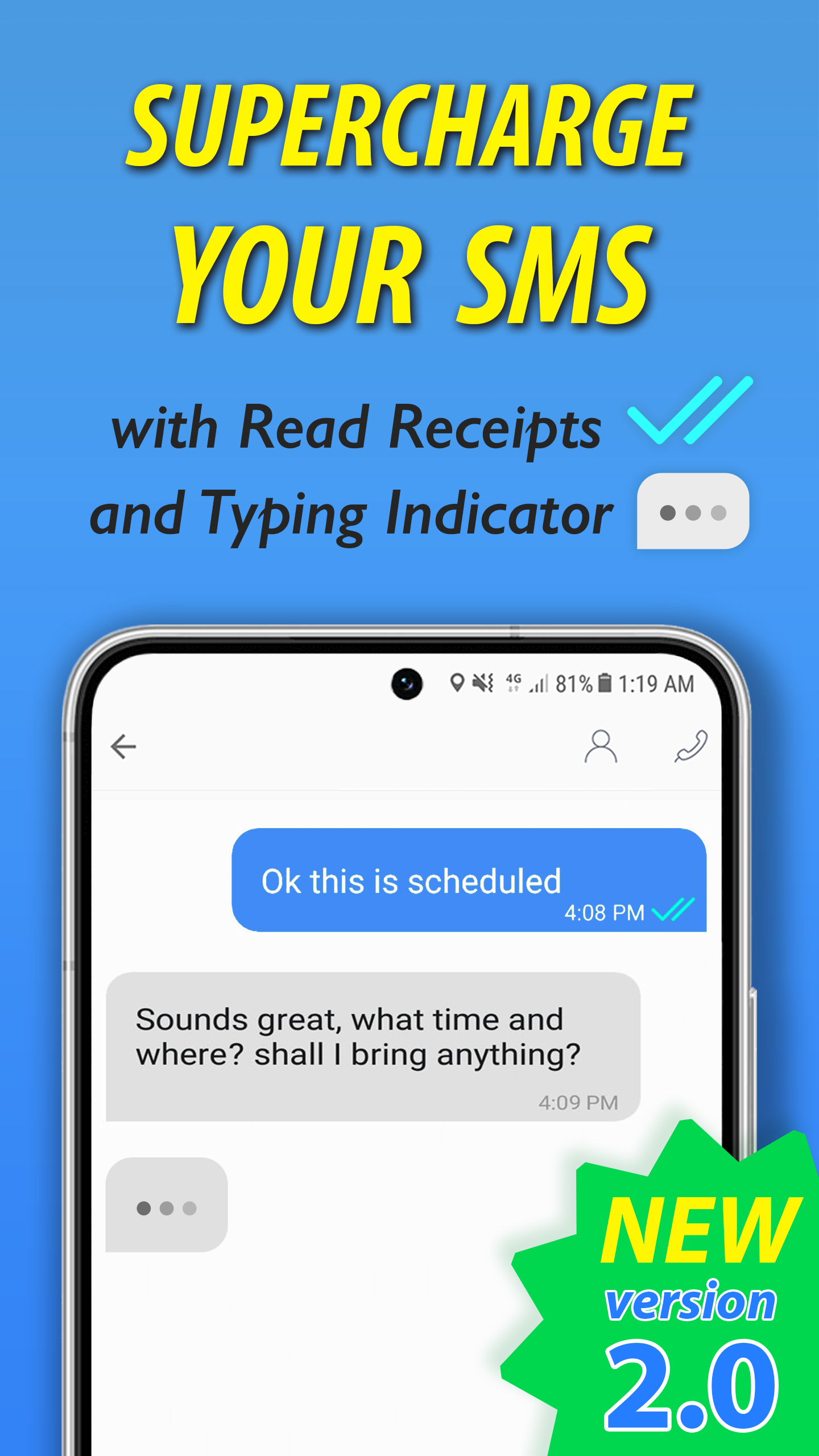 اسکرین شات 1 برنامه Smart Messages