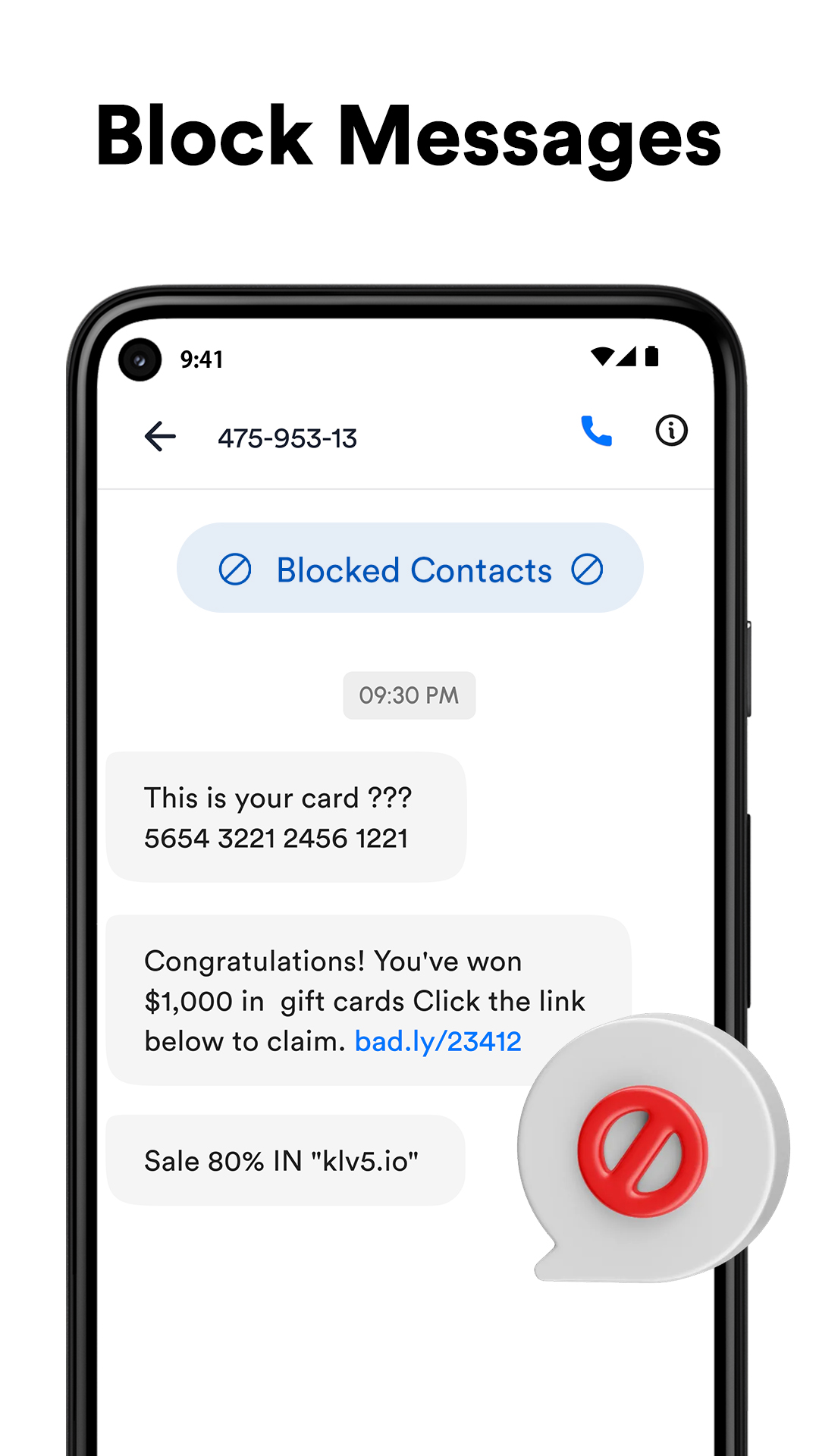 اسکرین شات 6 برنامه Messages: SMS Messaging App