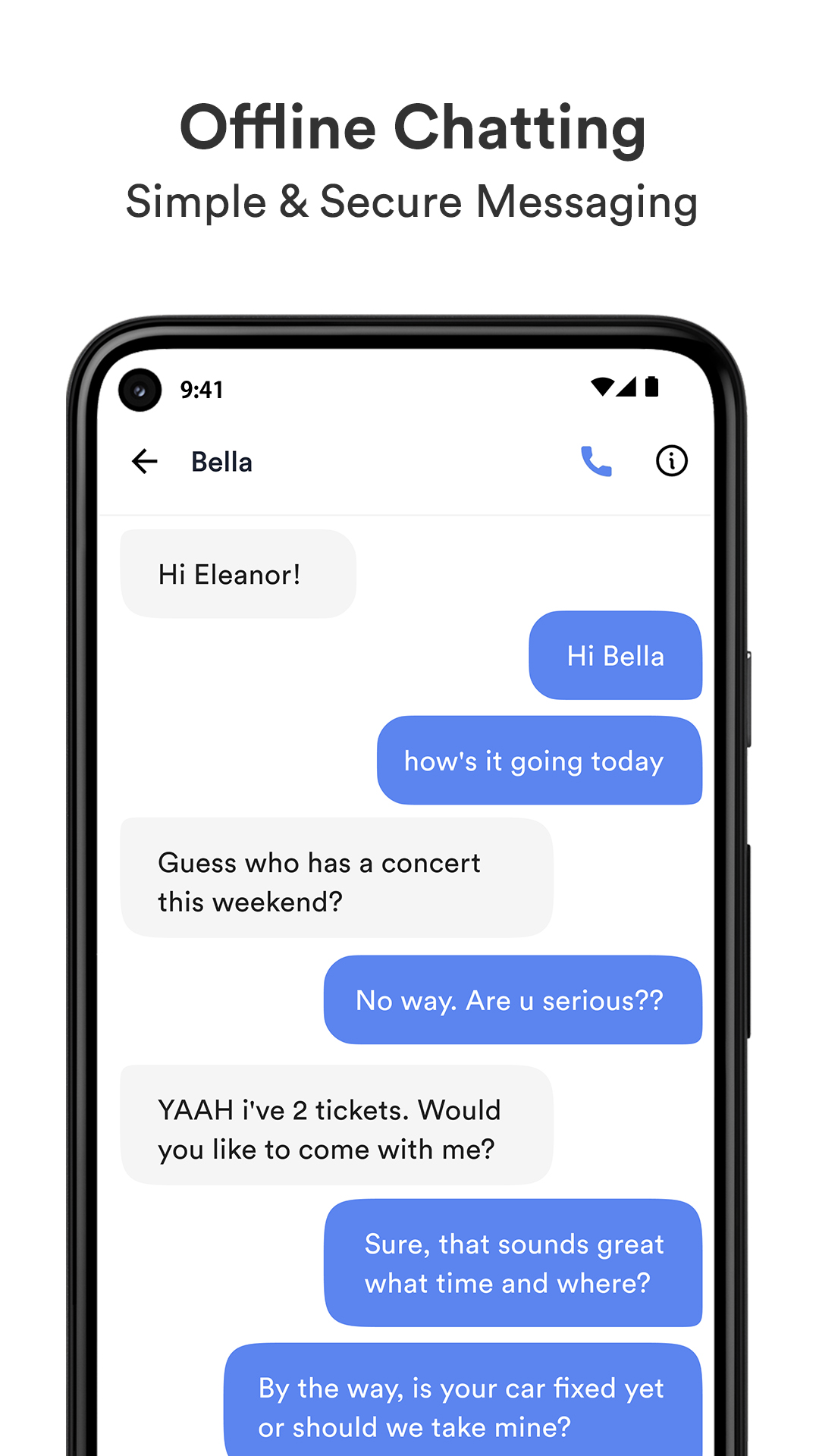 اسکرین شات 2 برنامه Messages: Text Message