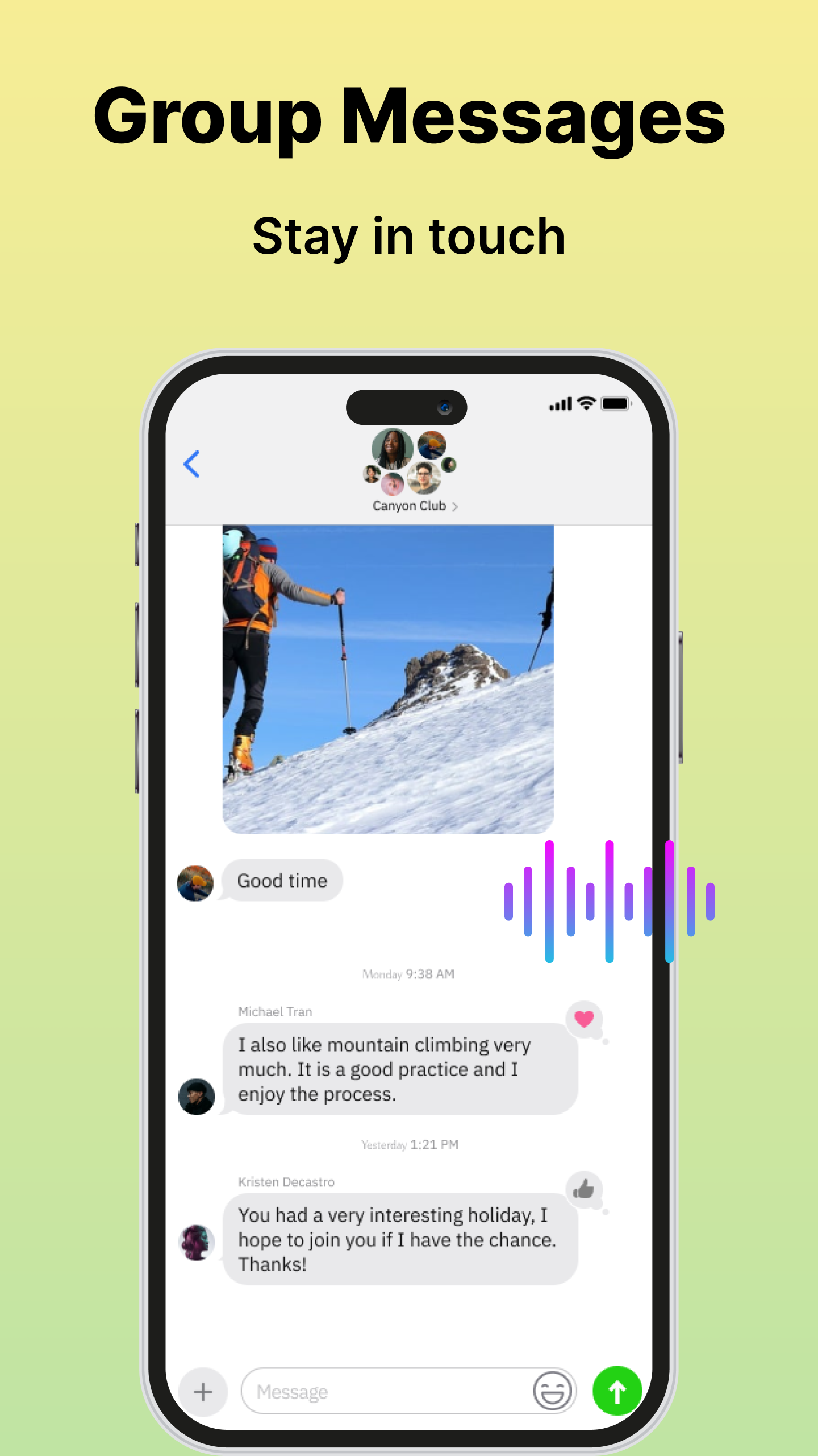 اسکرین شات 4 برنامه Messages - SMS, Text Messenger