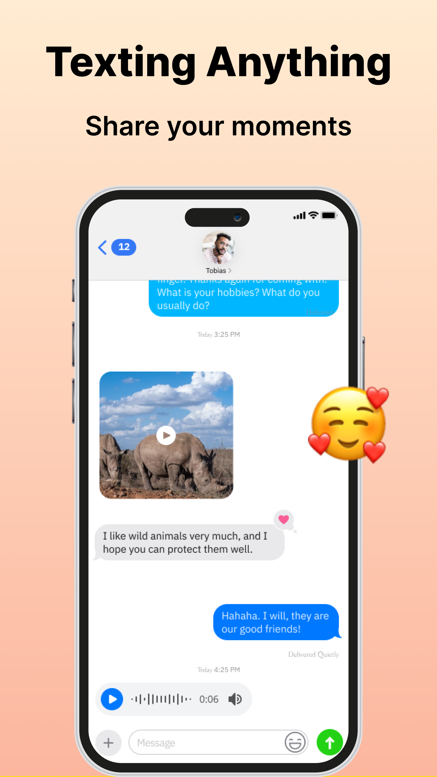 اسکرین شات 3 برنامه Messages - SMS, Text Messenger