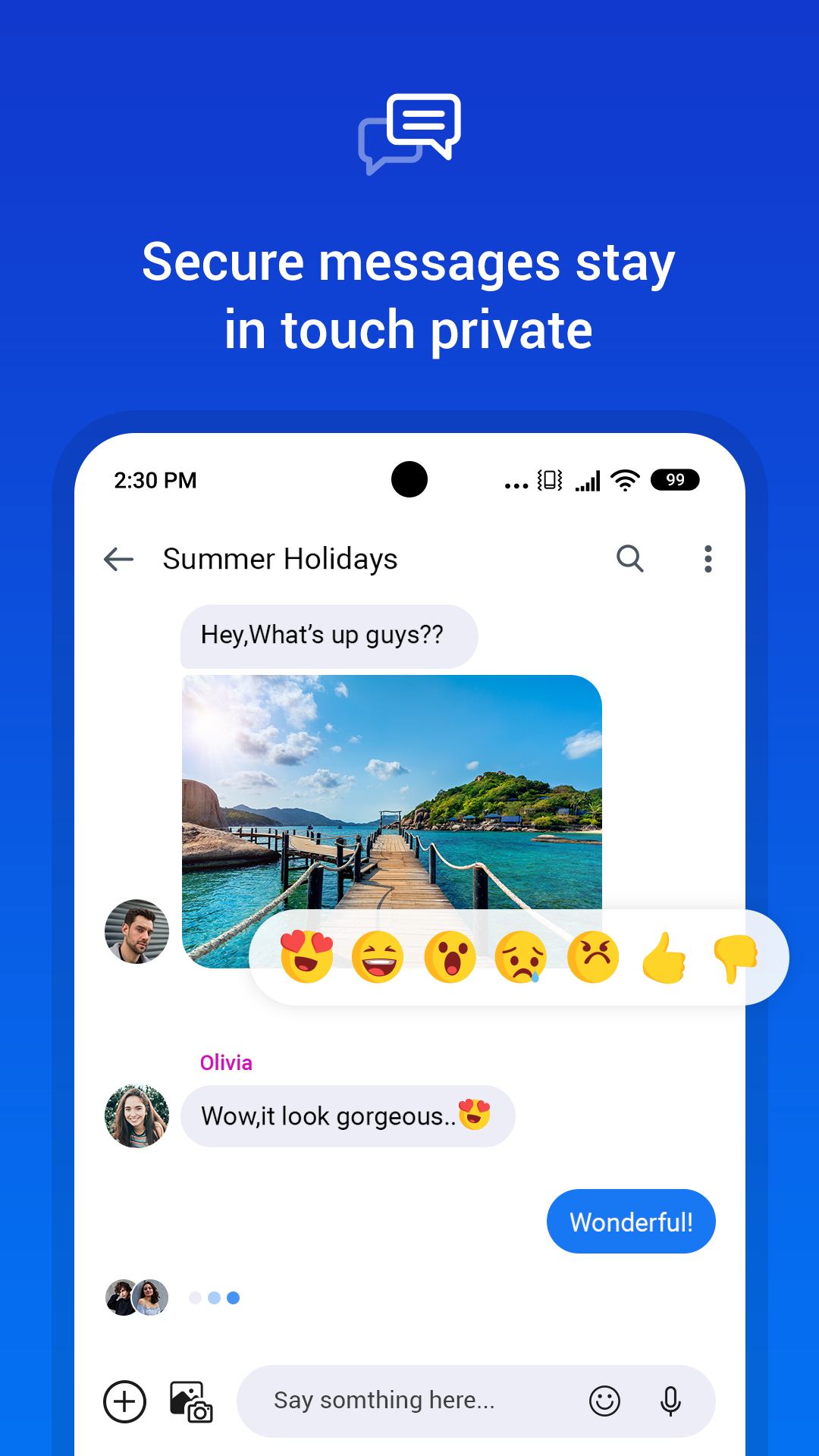 اسکرین شات 4 برنامه Messages