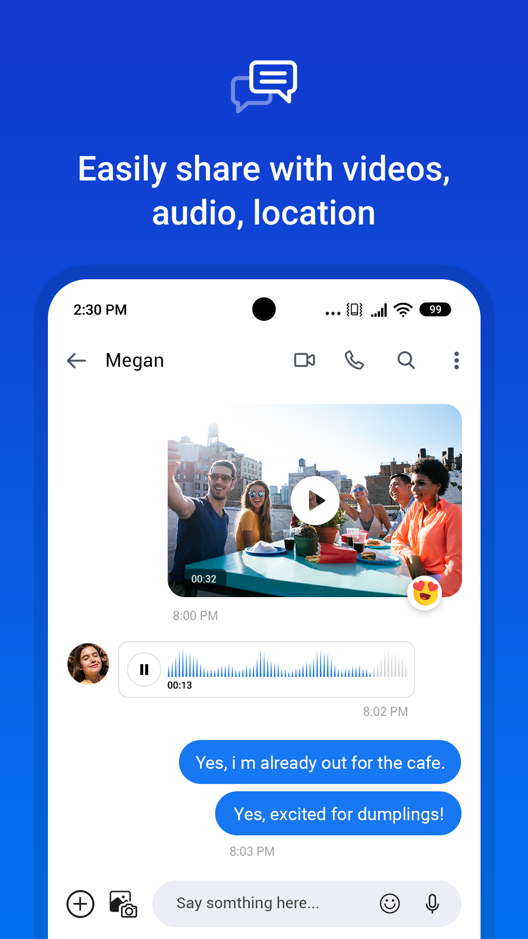 اسکرین شات 6 برنامه Messages