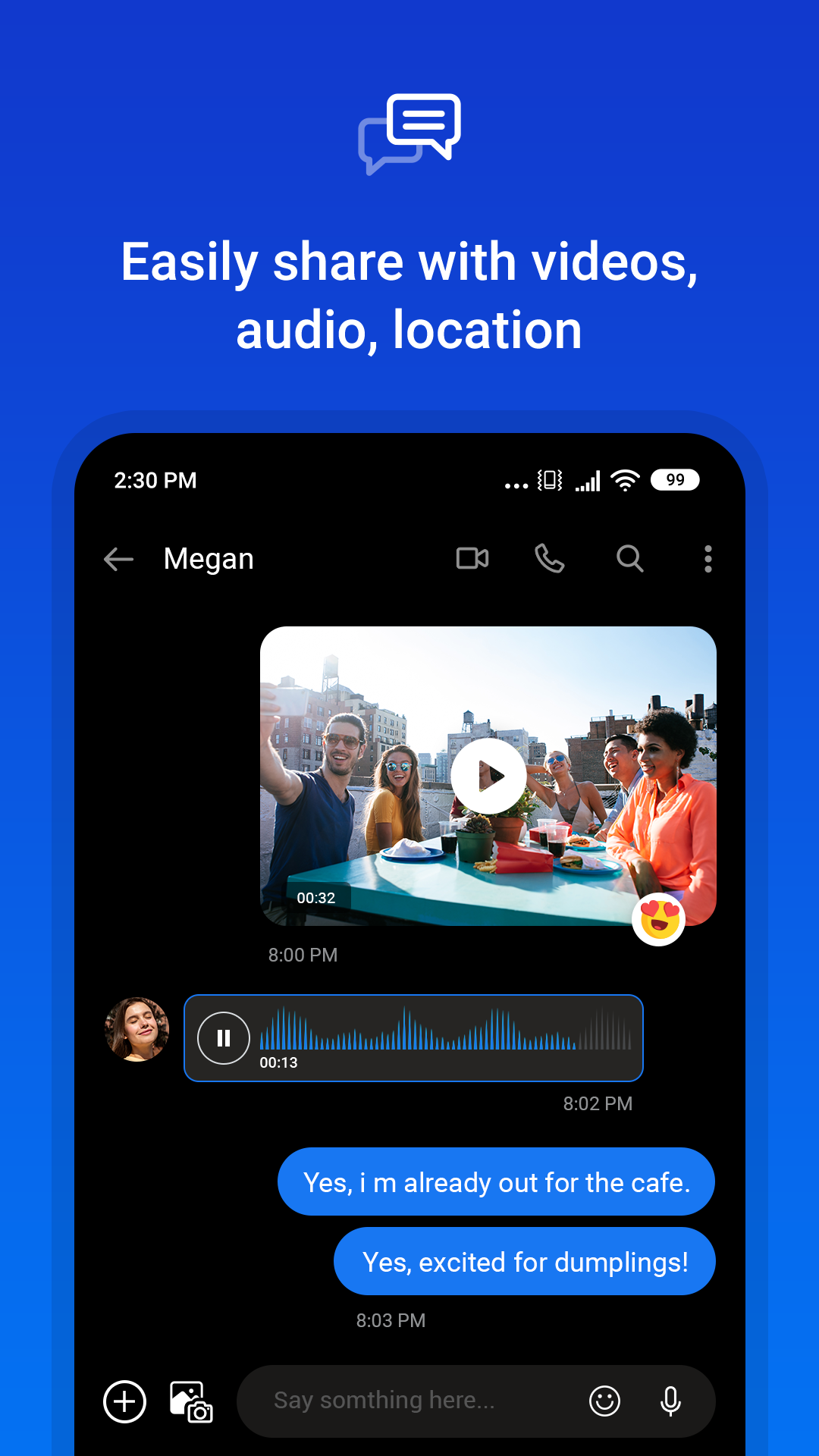 اسکرین شات 8 برنامه Messages