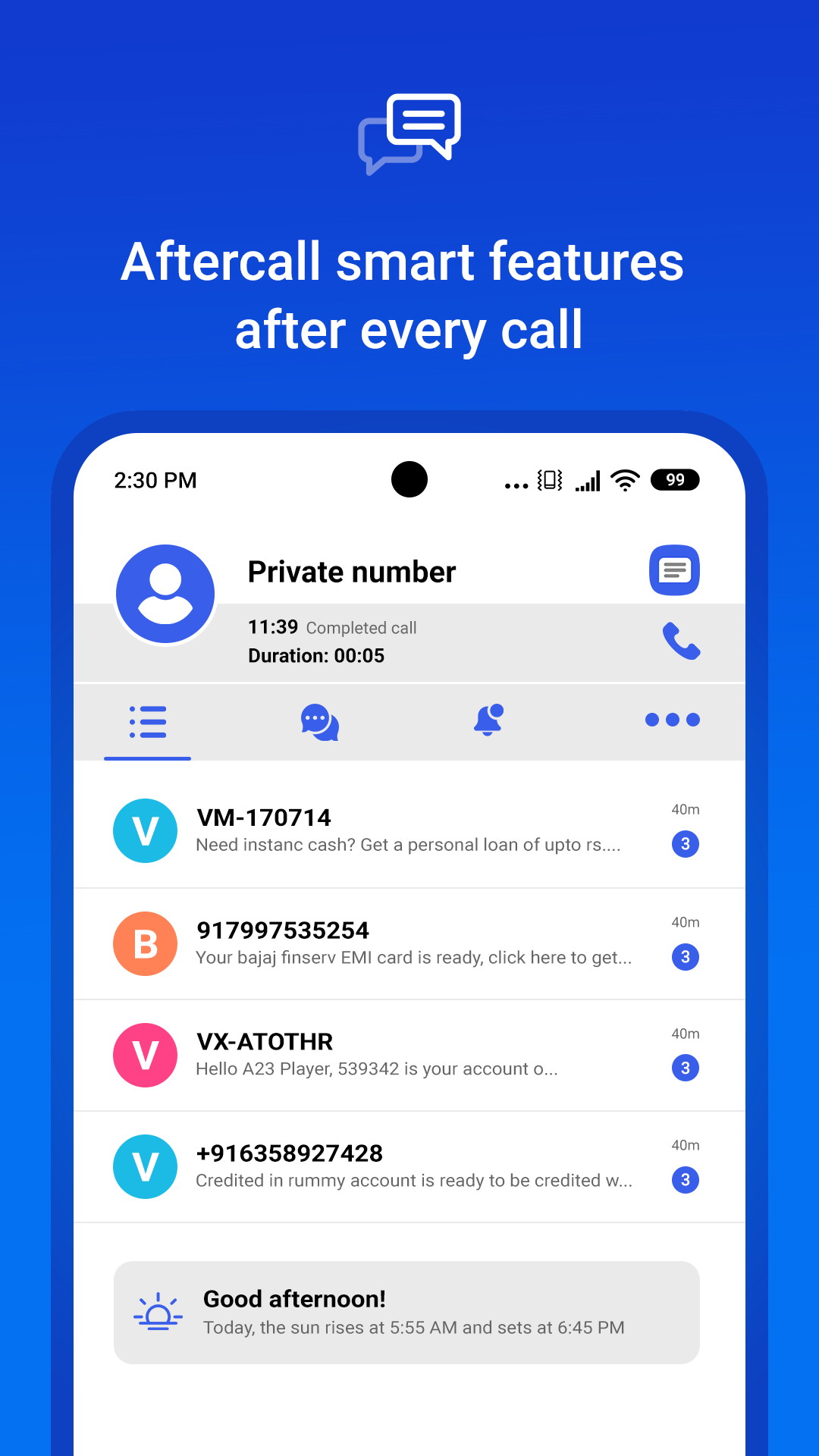 اسکرین شات 2 برنامه Messages