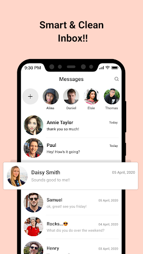 اسکرین شات 1 برنامه Messages