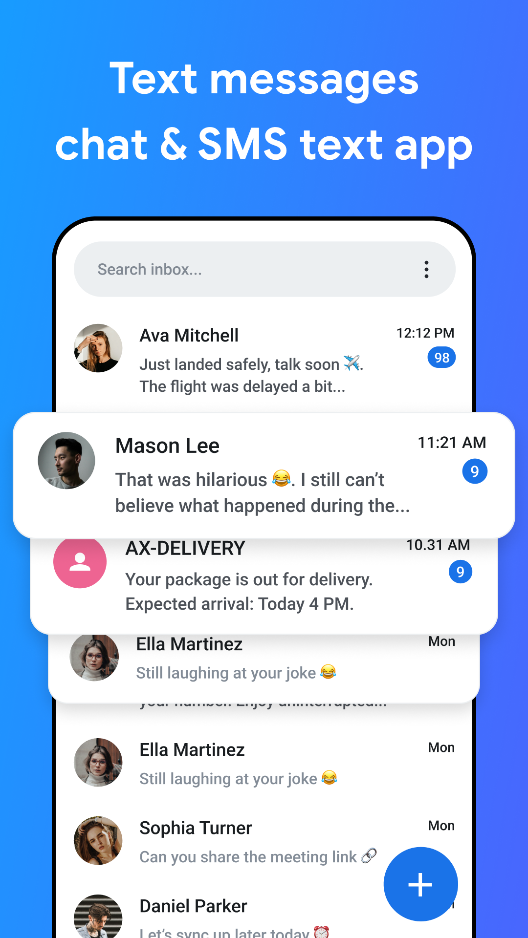 اسکرین شات 1 برنامه Messages