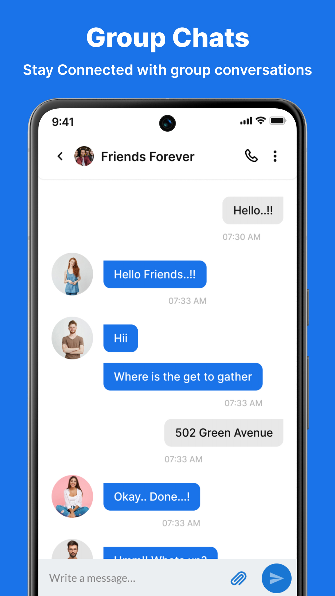 اسکرین شات 3 برنامه Messages - Text Message, SMS