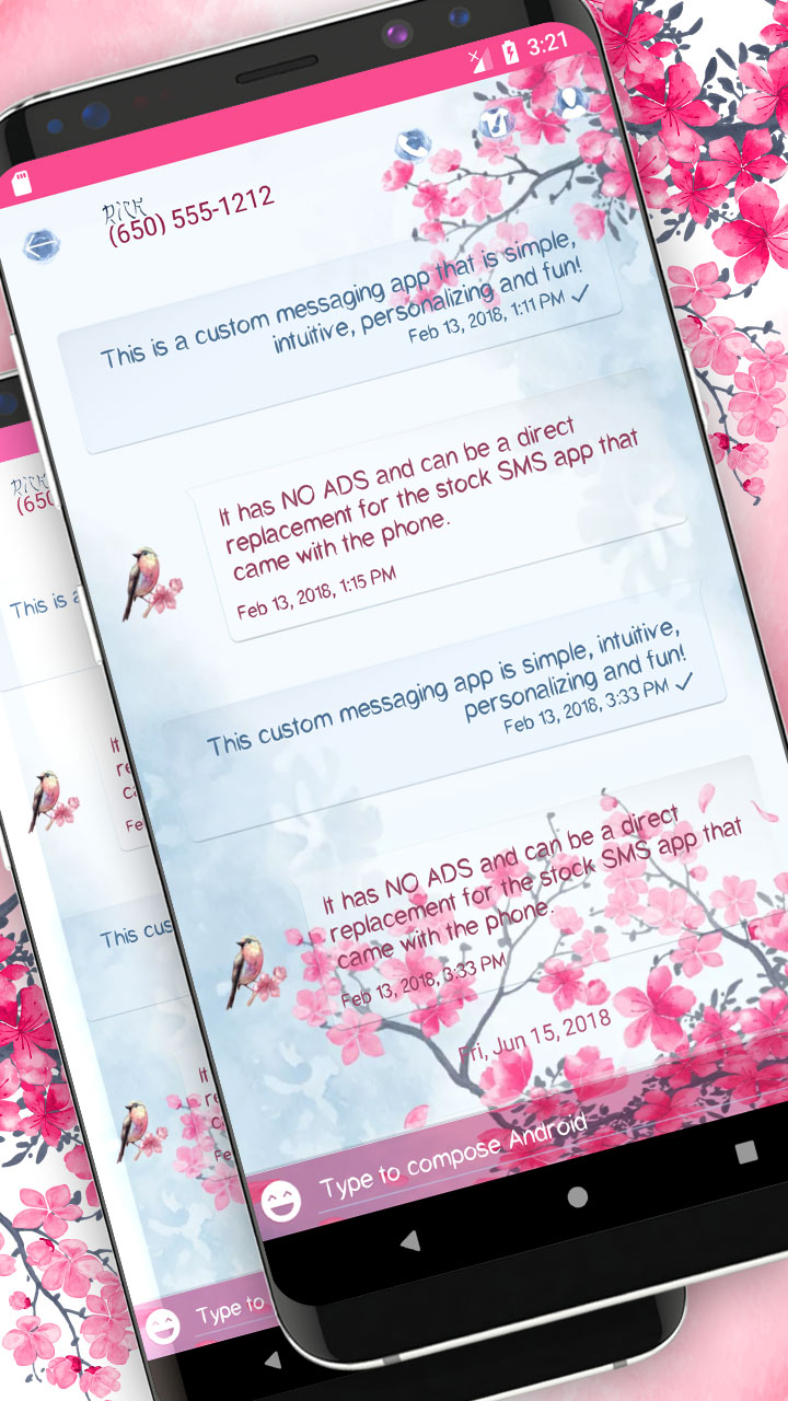 اسکرین شات 2 برنامه Pink sakura flowers
