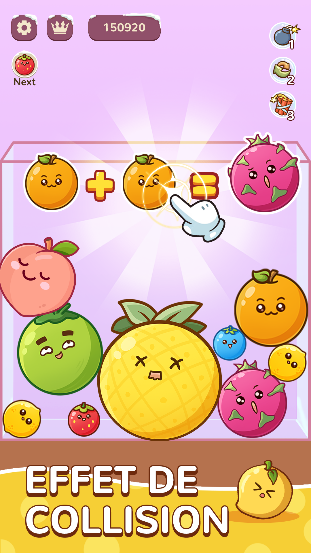 اسکرین شات 3 بازی Fusion de Chute de Fruits