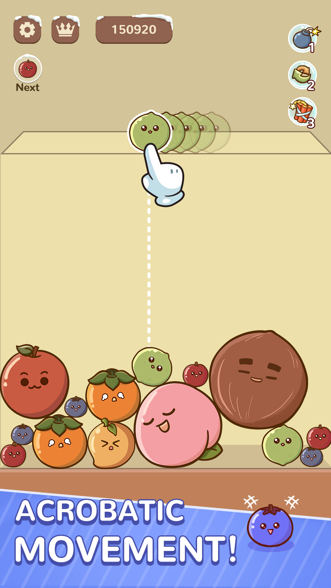 اسکرین شات 1 بازی Fruit Drop Master