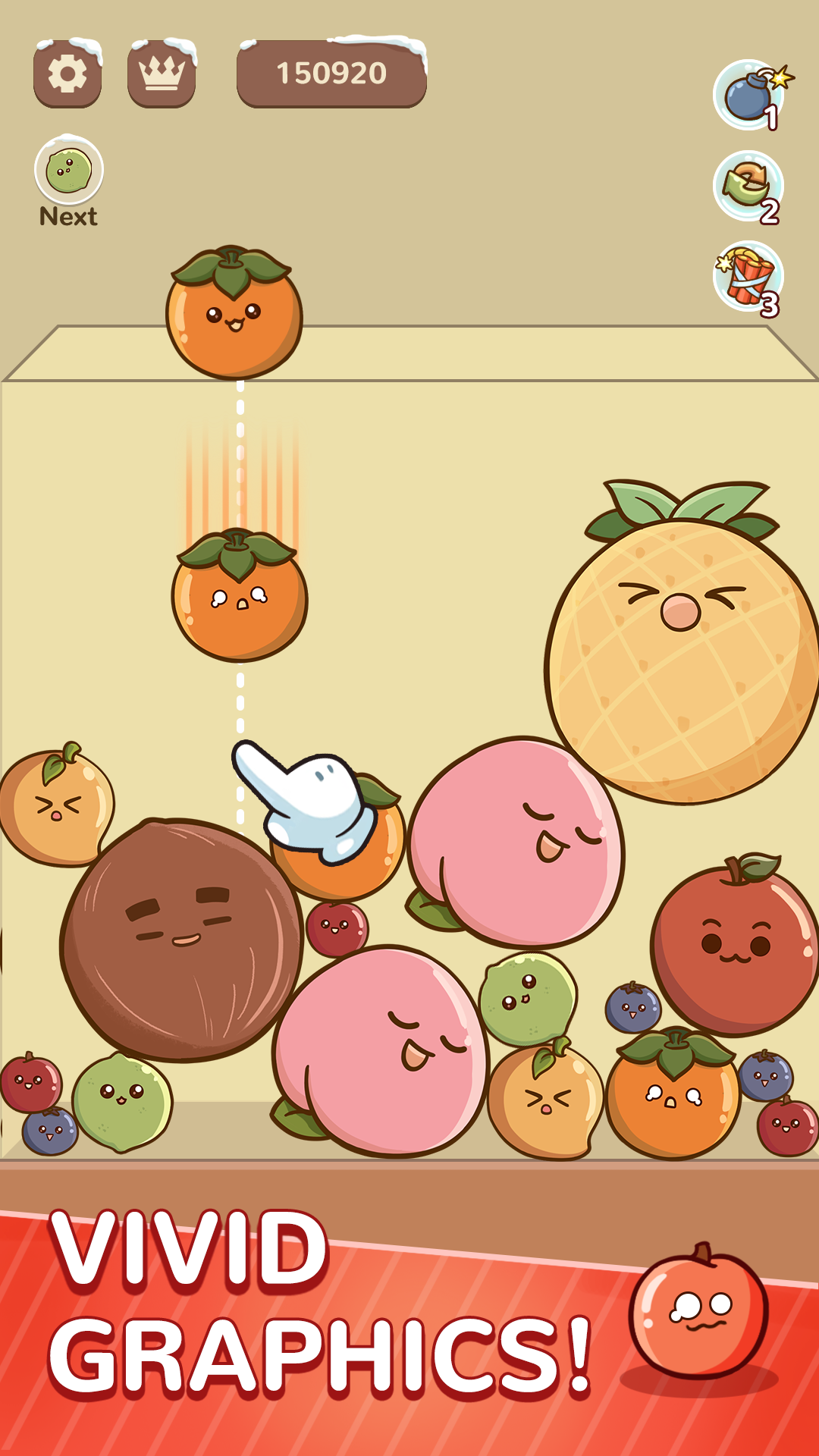 اسکرین شات 3 بازی Fruit Drop Master