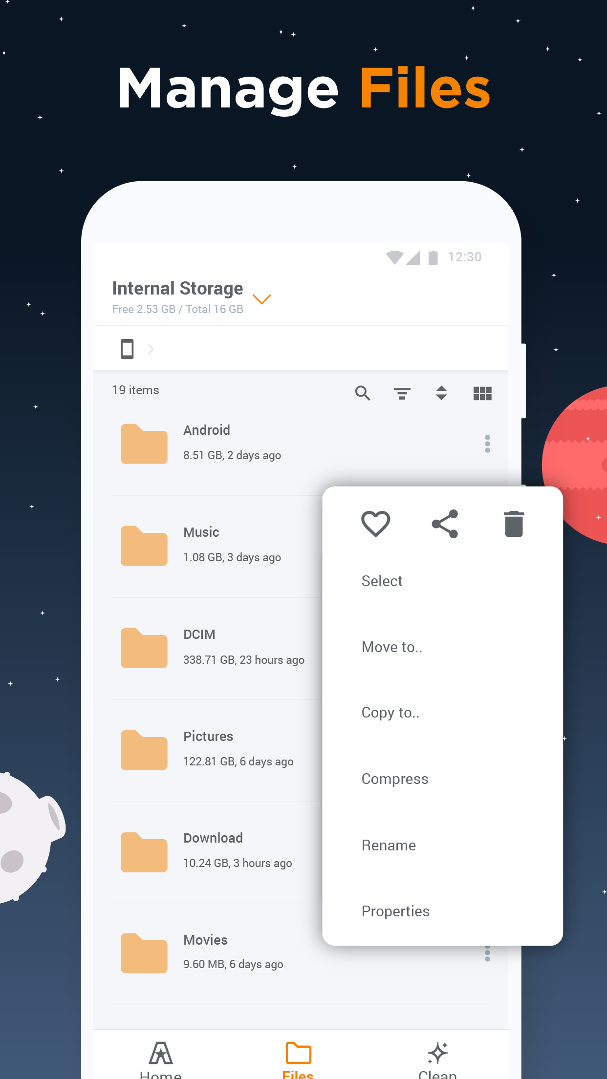 اسکرین شات 5 برنامه ASTRO File Manager & Cleaner