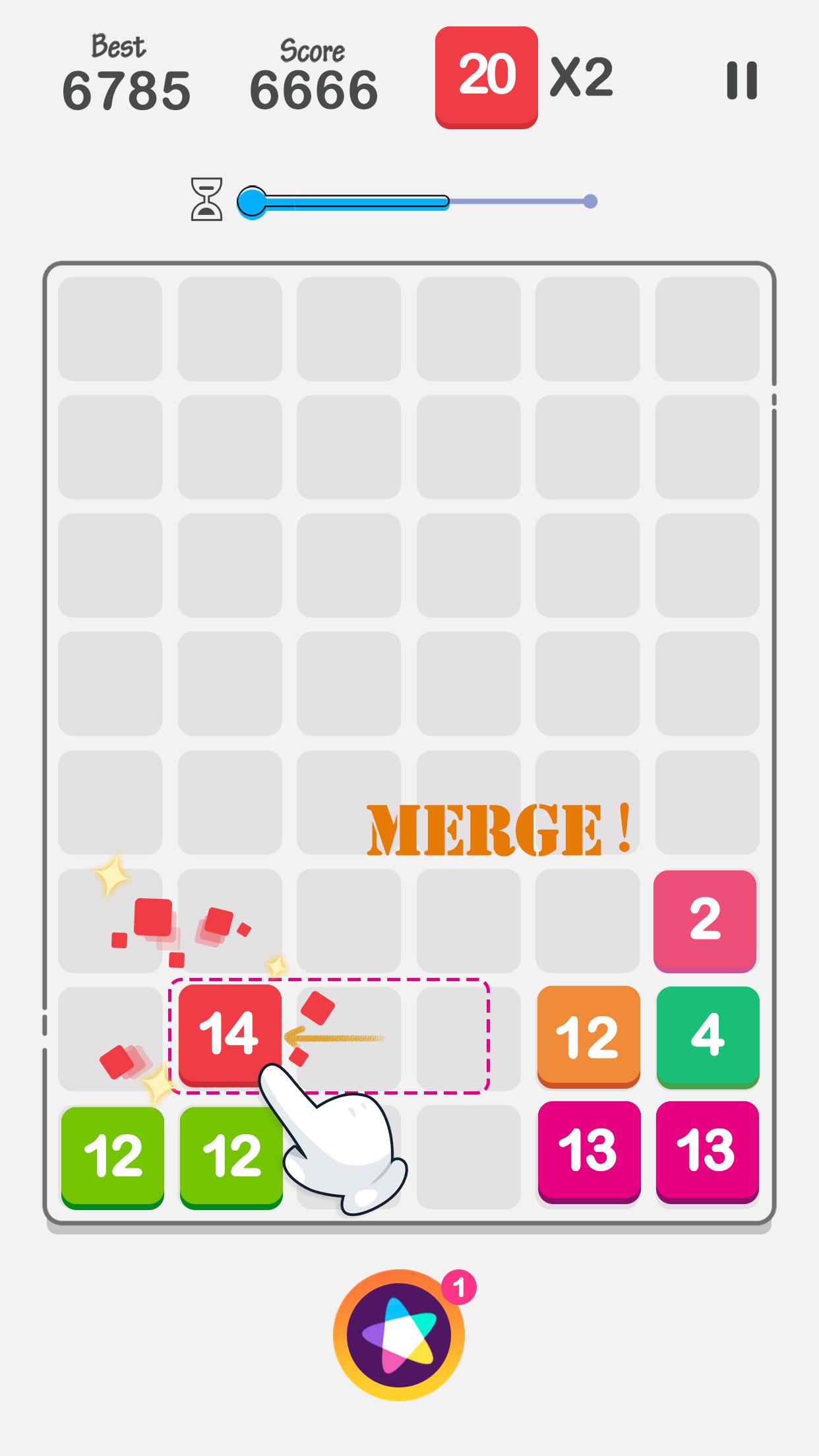 اسکرین شات 4 بازی Drag n Merge: Bubble