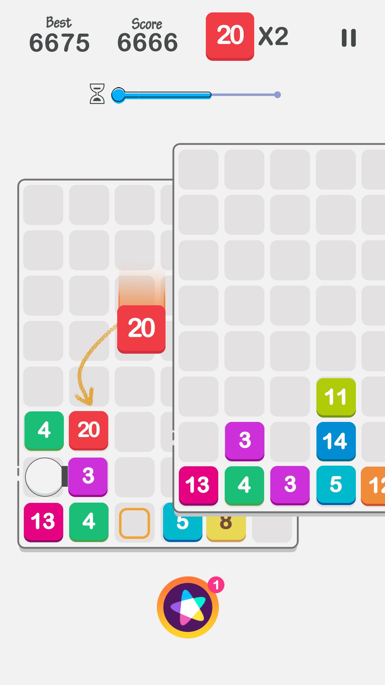 اسکرین شات 1 بازی Drag n Merge: Bubble