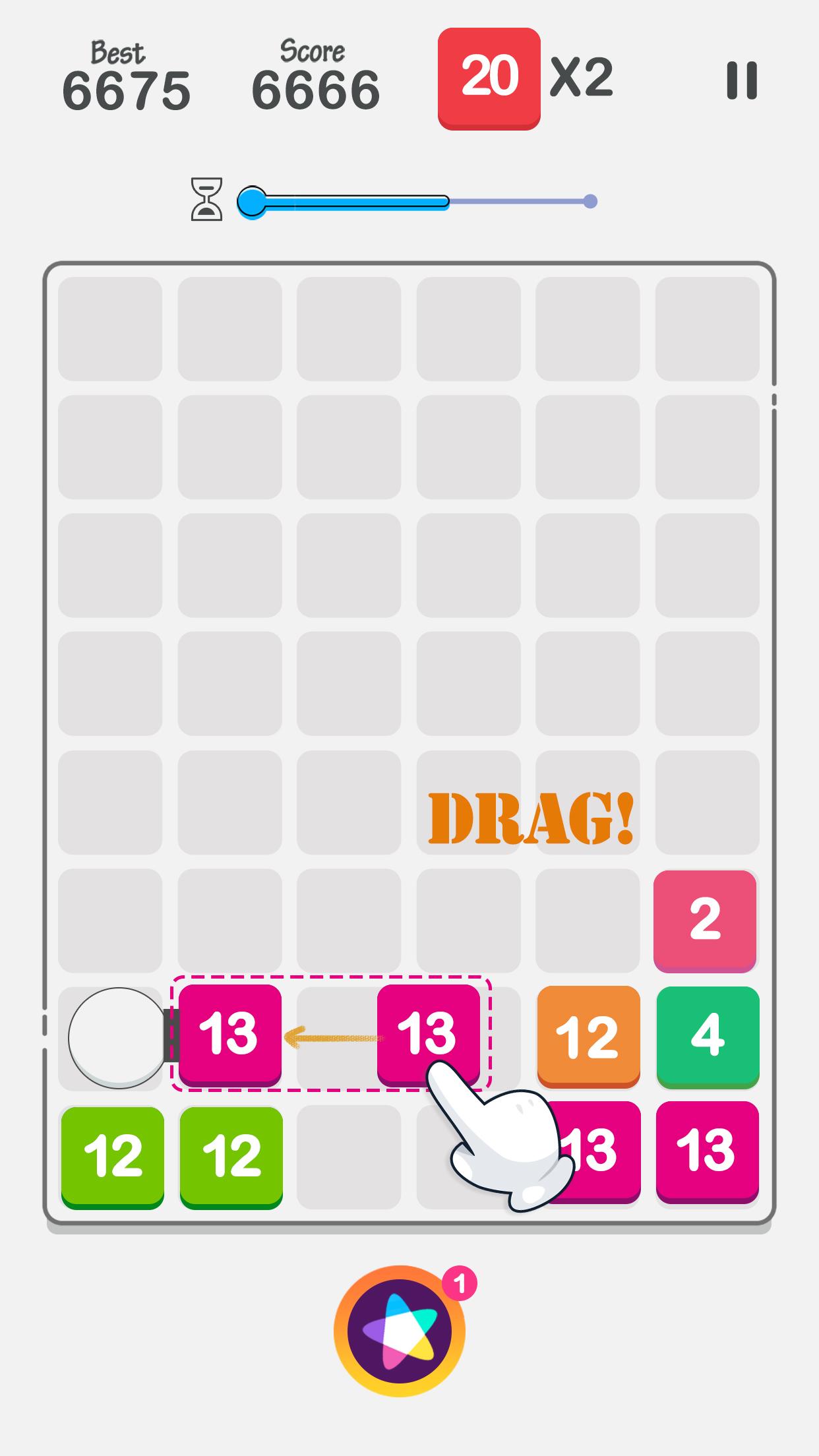 اسکرین شات 3 بازی Drag n Merge: Bubble