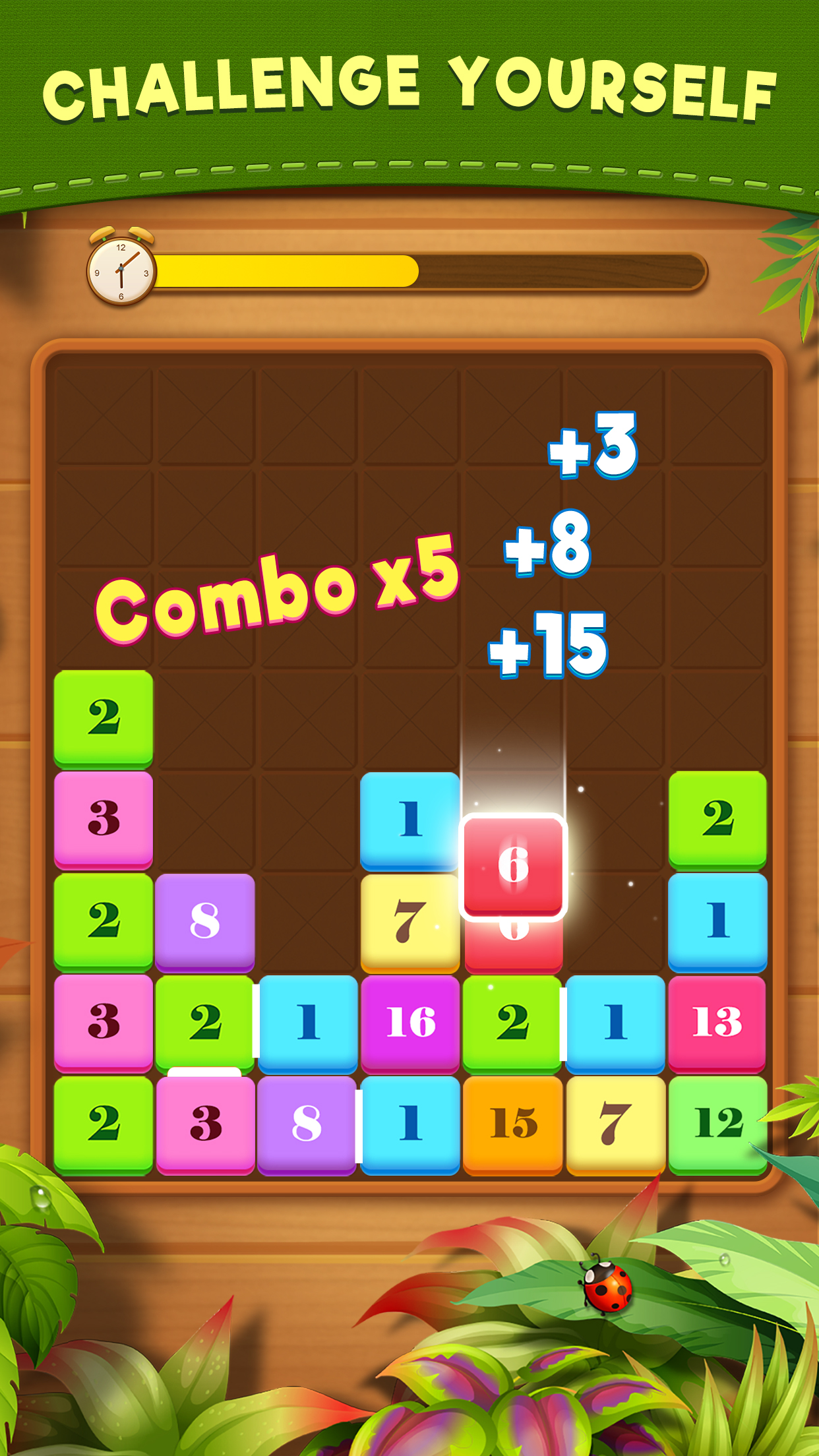 اسکرین شات 3 بازی Drag n Merge: Block Puzzle