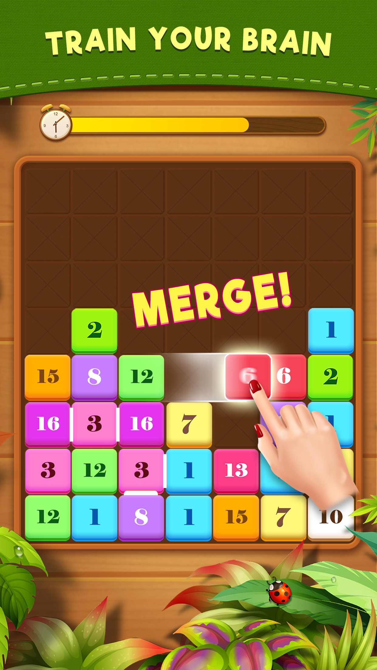 اسکرین شات 2 بازی Drag n Merge: Block Puzzle