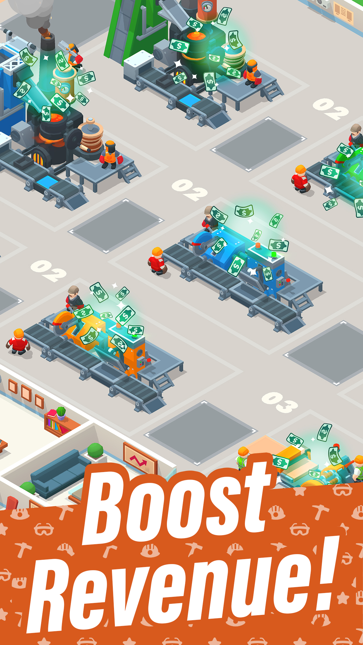 اسکرین شات 1 بازی Metal Empire: Idle Factory Inc