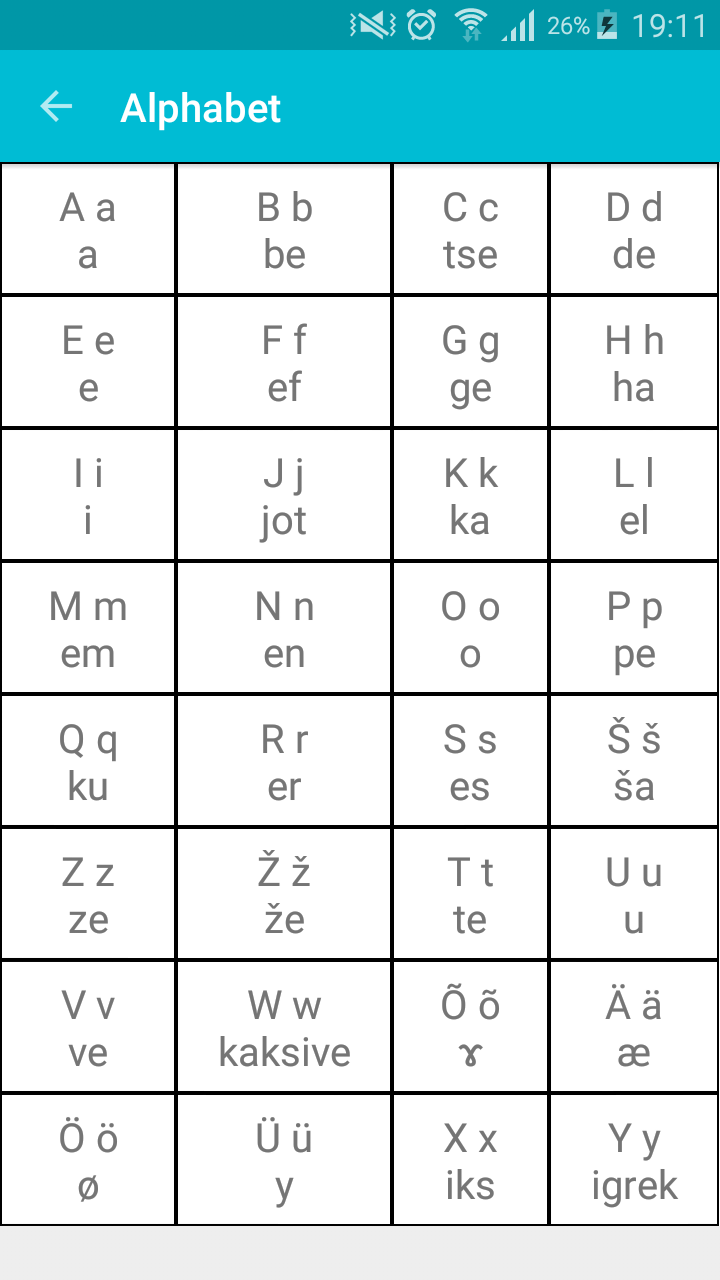 اسکرین شات 2 برنامه Learn Estonian