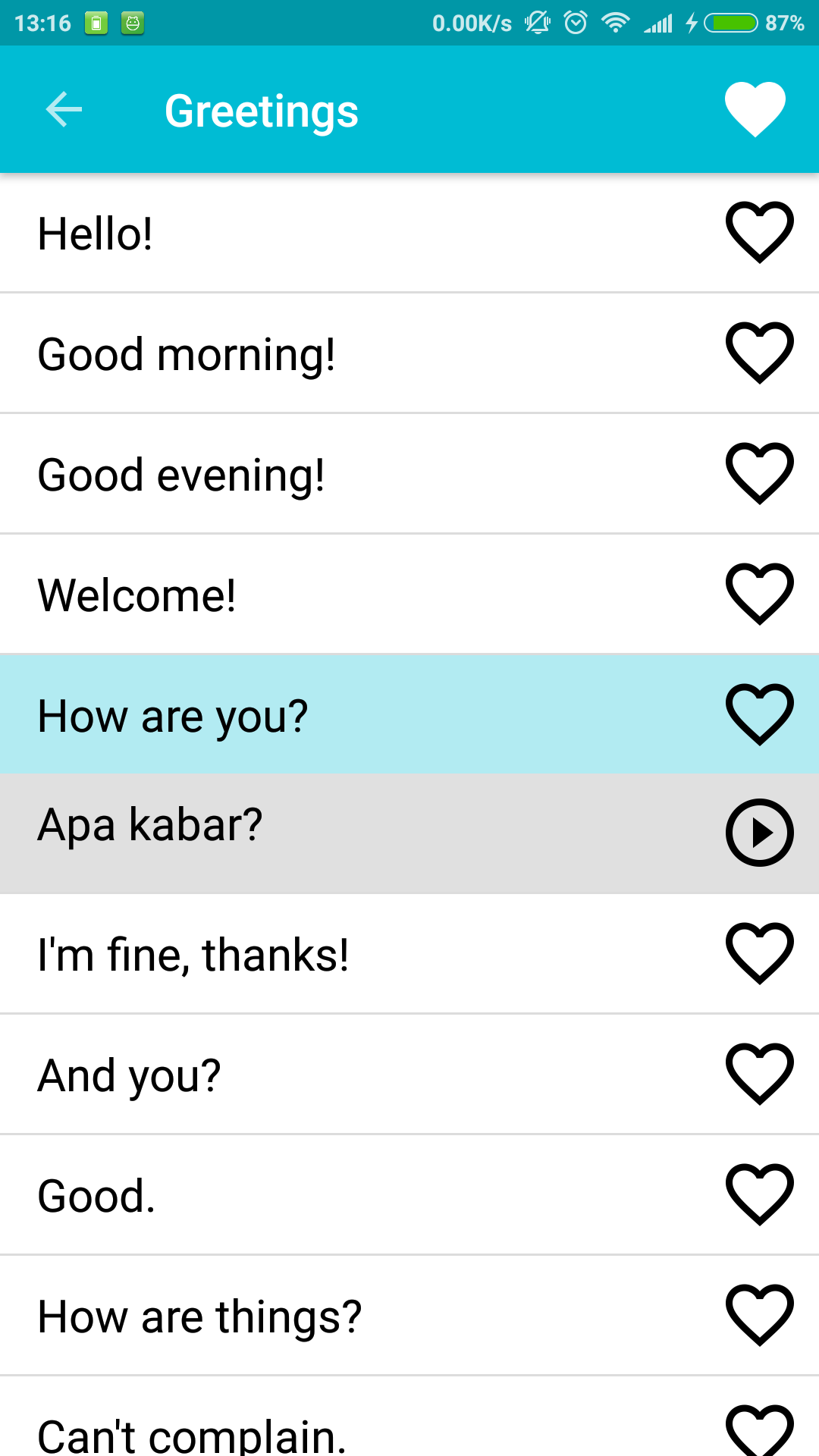 اسکرین شات 2 برنامه Learn Indonesian