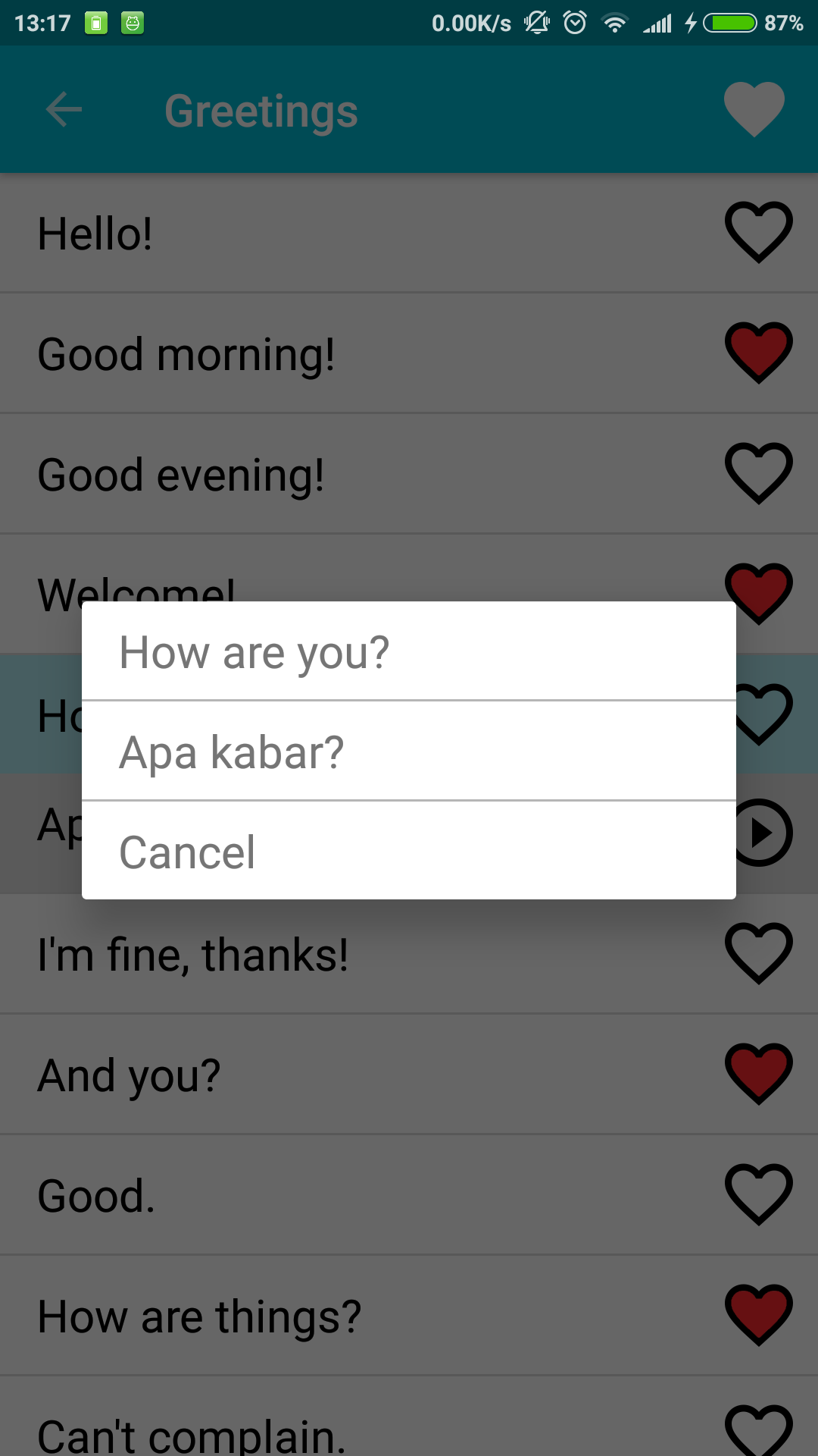 اسکرین شات 3 برنامه Learn Indonesian