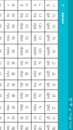 اسکرین شات 2 برنامه Learn Korean Free