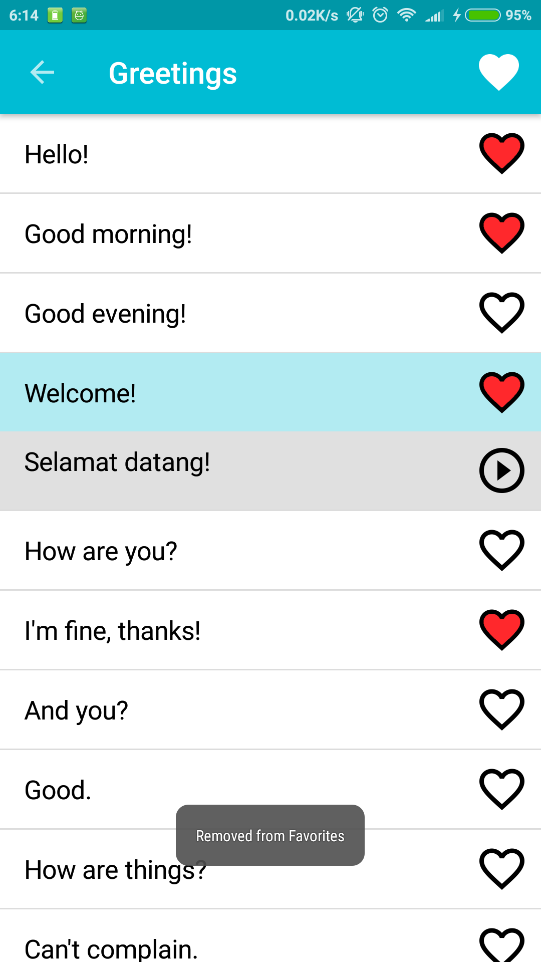اسکرین شات 3 برنامه Learn Malay