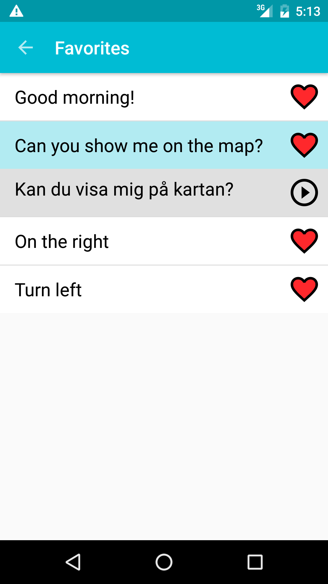 اسکرین شات 4 برنامه Learn Swedish
