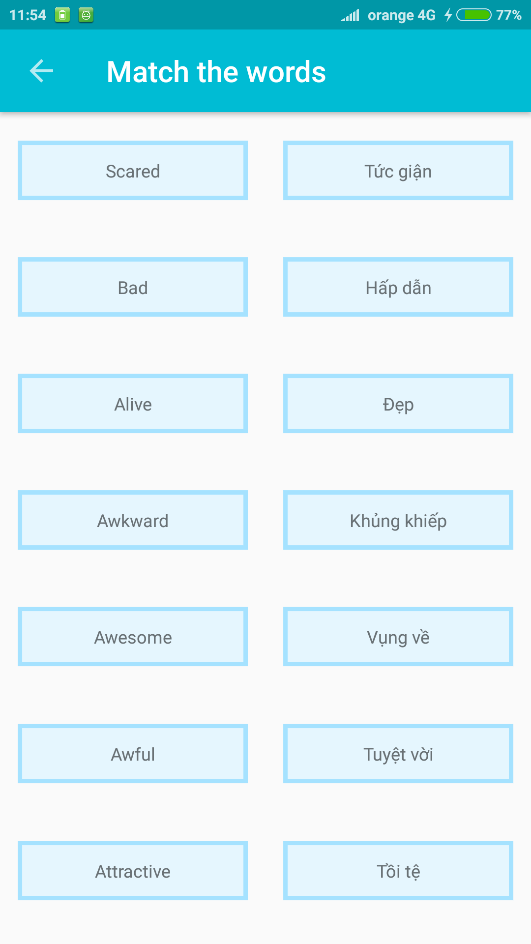 اسکرین شات 8 برنامه Learn Vietnamese