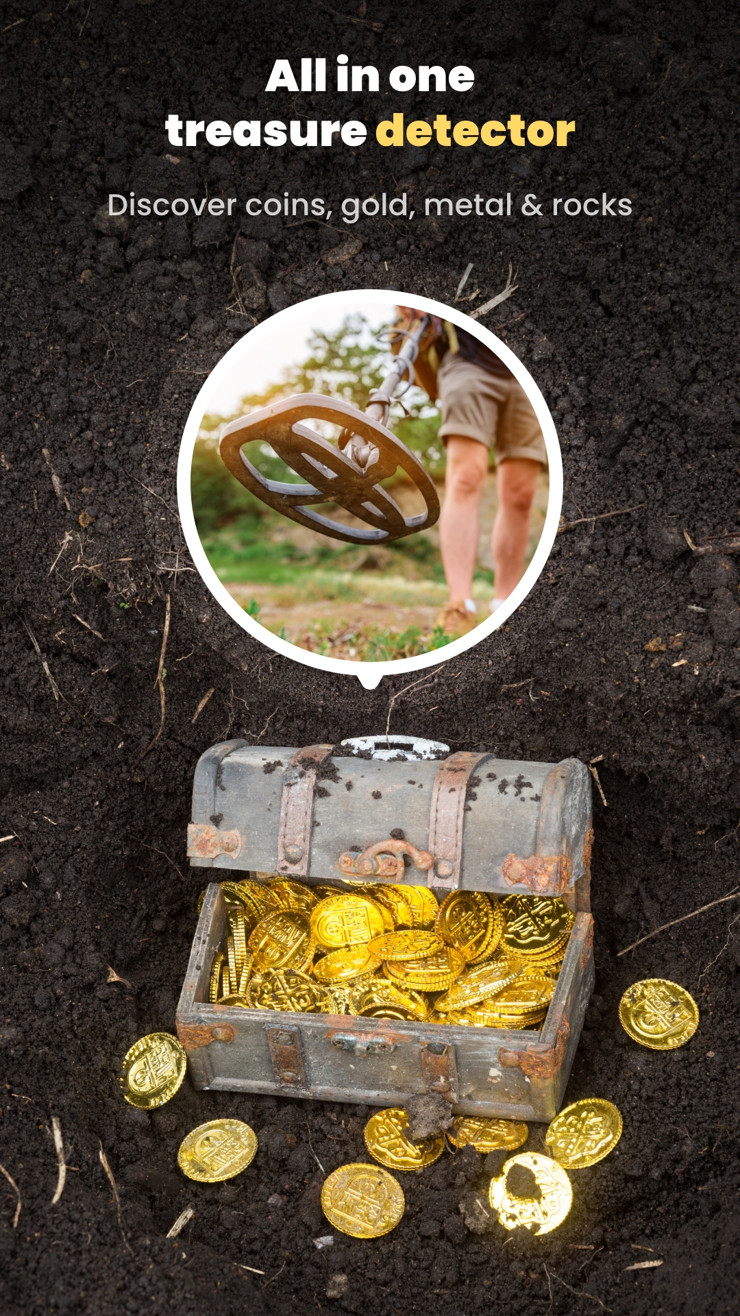 اسکرین شات 1 برنامه Metal Detector - Gold Finder