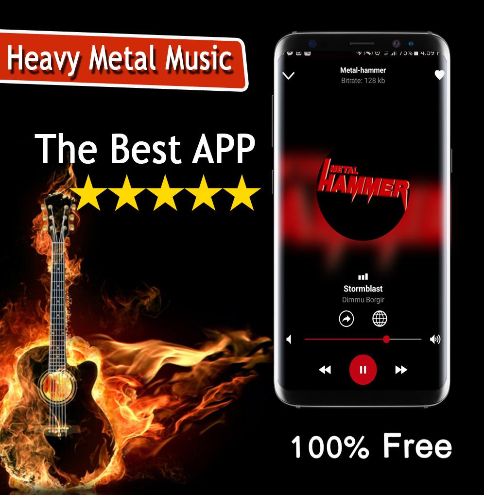 اسکرین شات 4 برنامه Heavy Metal Music