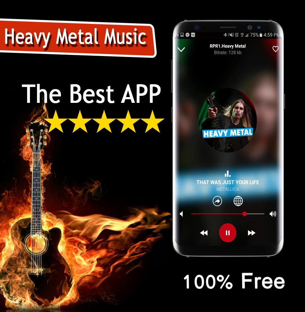 اسکرین شات 2 برنامه Heavy Metal Music