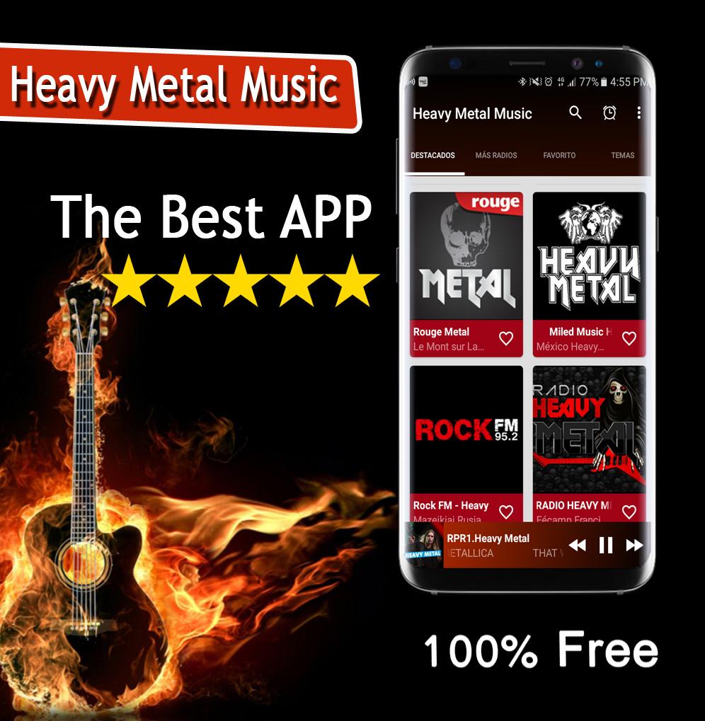 اسکرین شات 1 برنامه Heavy Metal Music