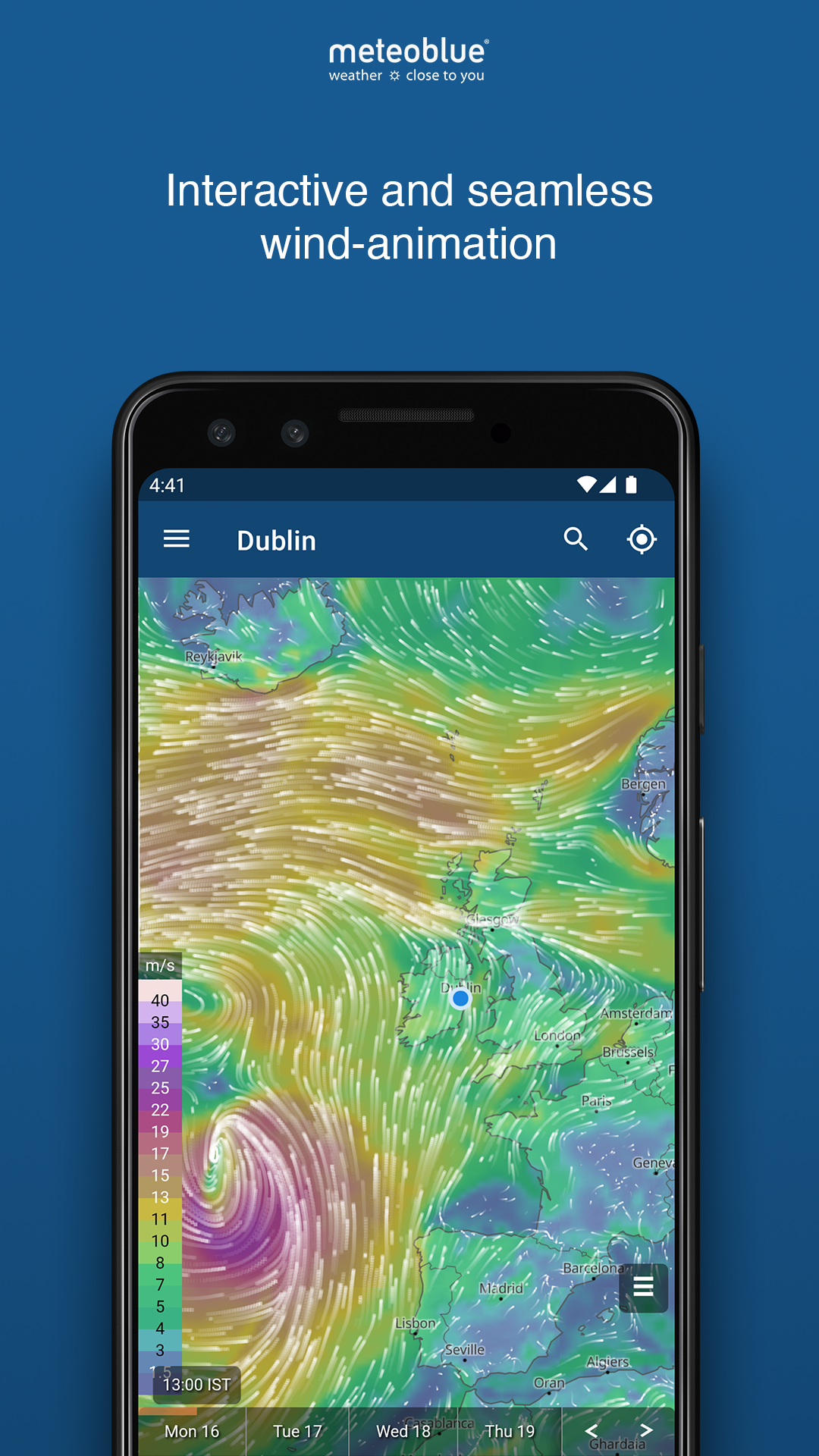 اسکرین شات 3 برنامه meteoblue weather & maps