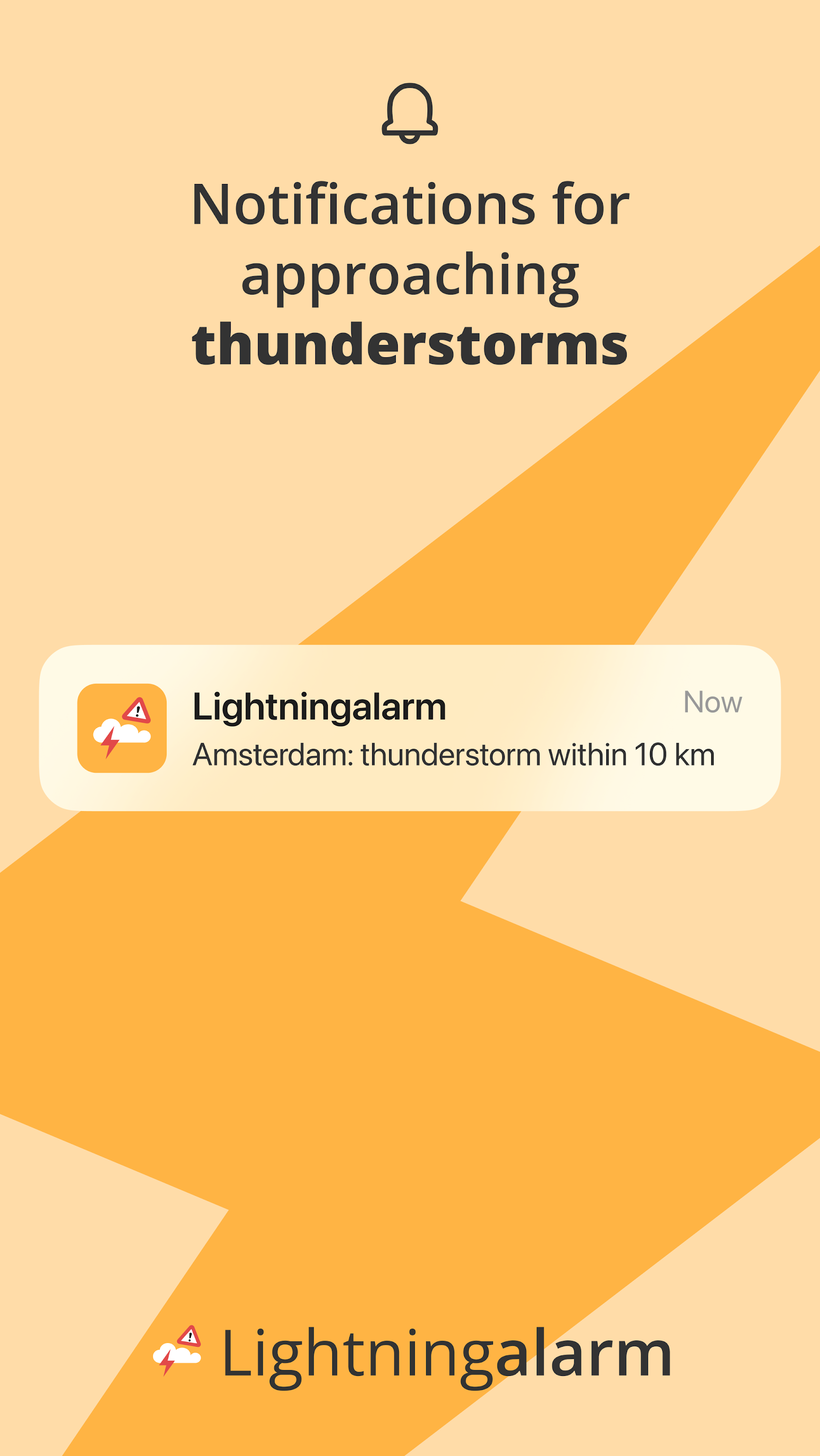اسکرین شات 1 برنامه Lightning Alarm Weatherplaza
