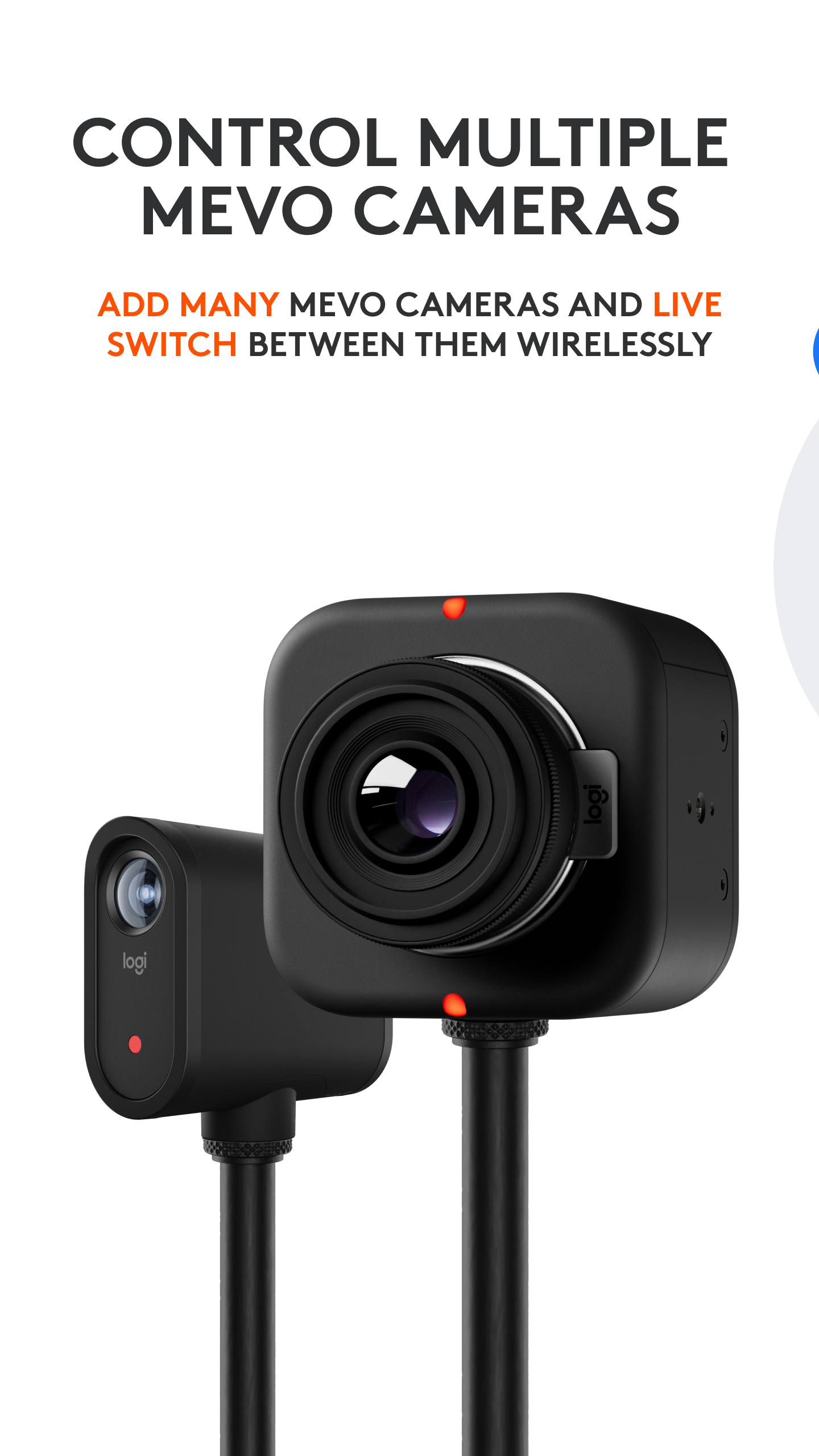 اسکرین شات 2 برنامه Logitech Mevo Multicam
