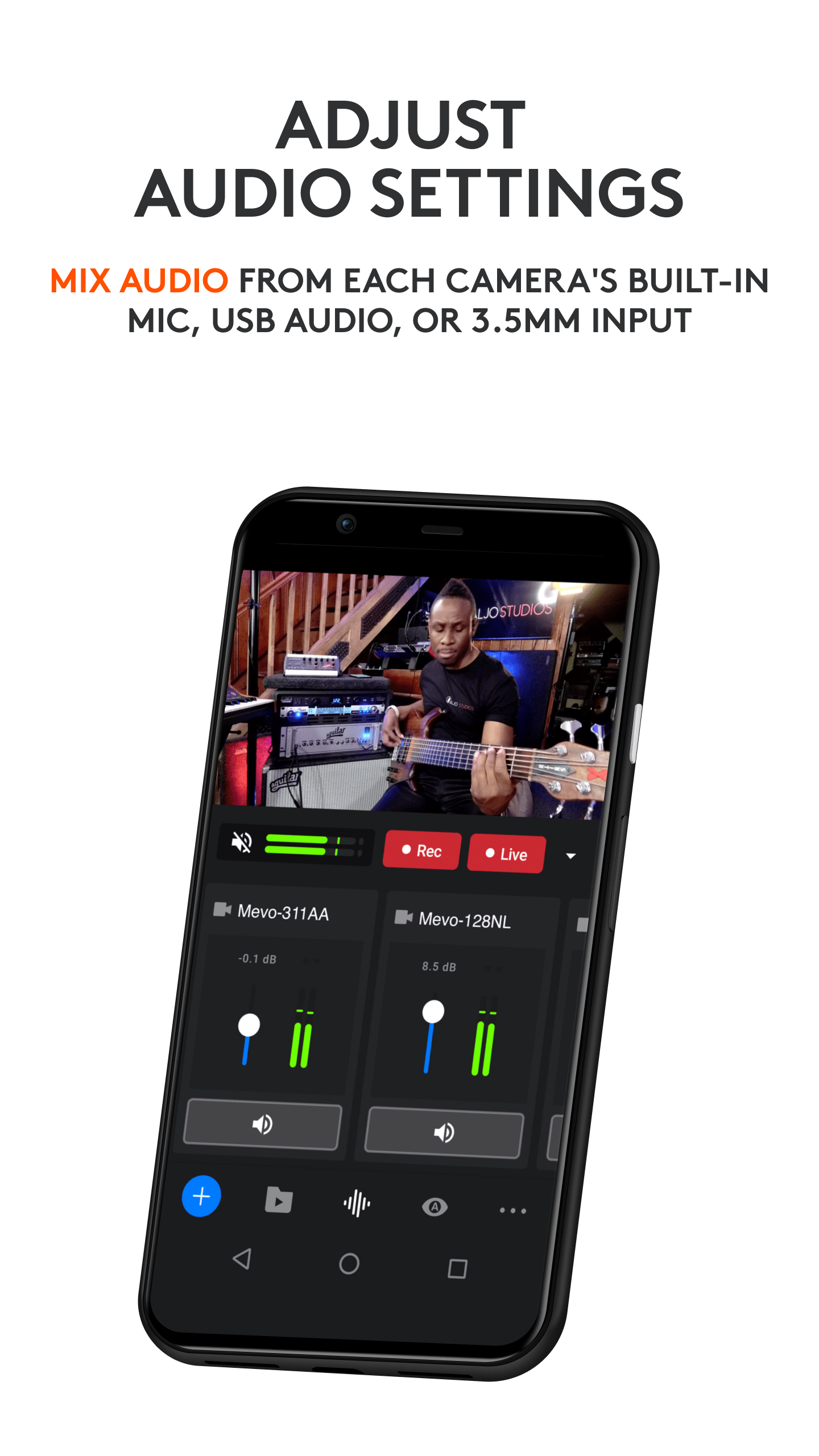 اسکرین شات 6 برنامه Logitech Mevo Multicam