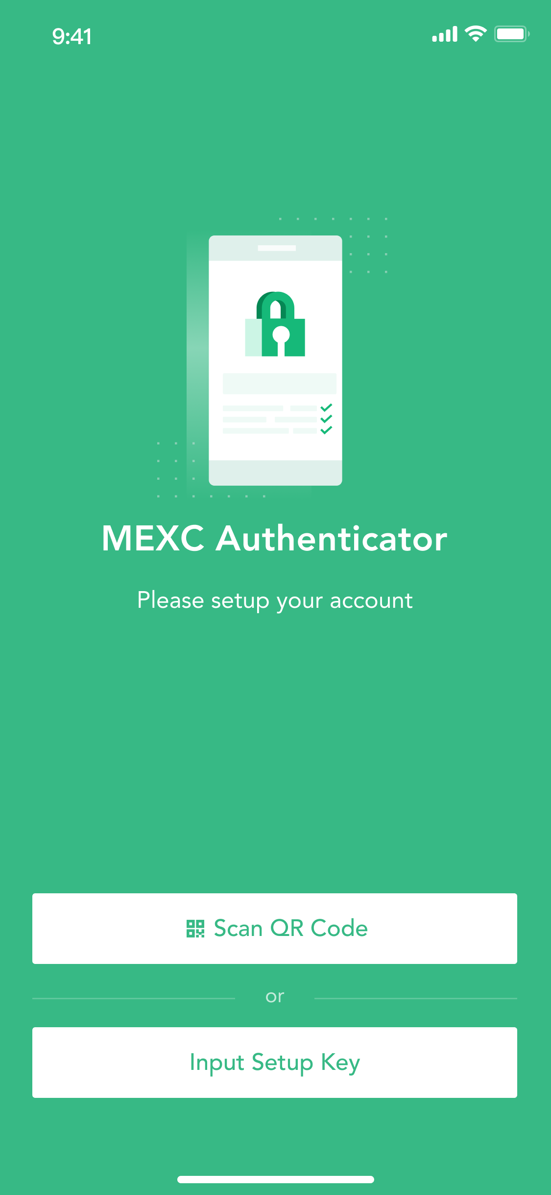 اسکرین شات 1 برنامه MEXC Authenticator