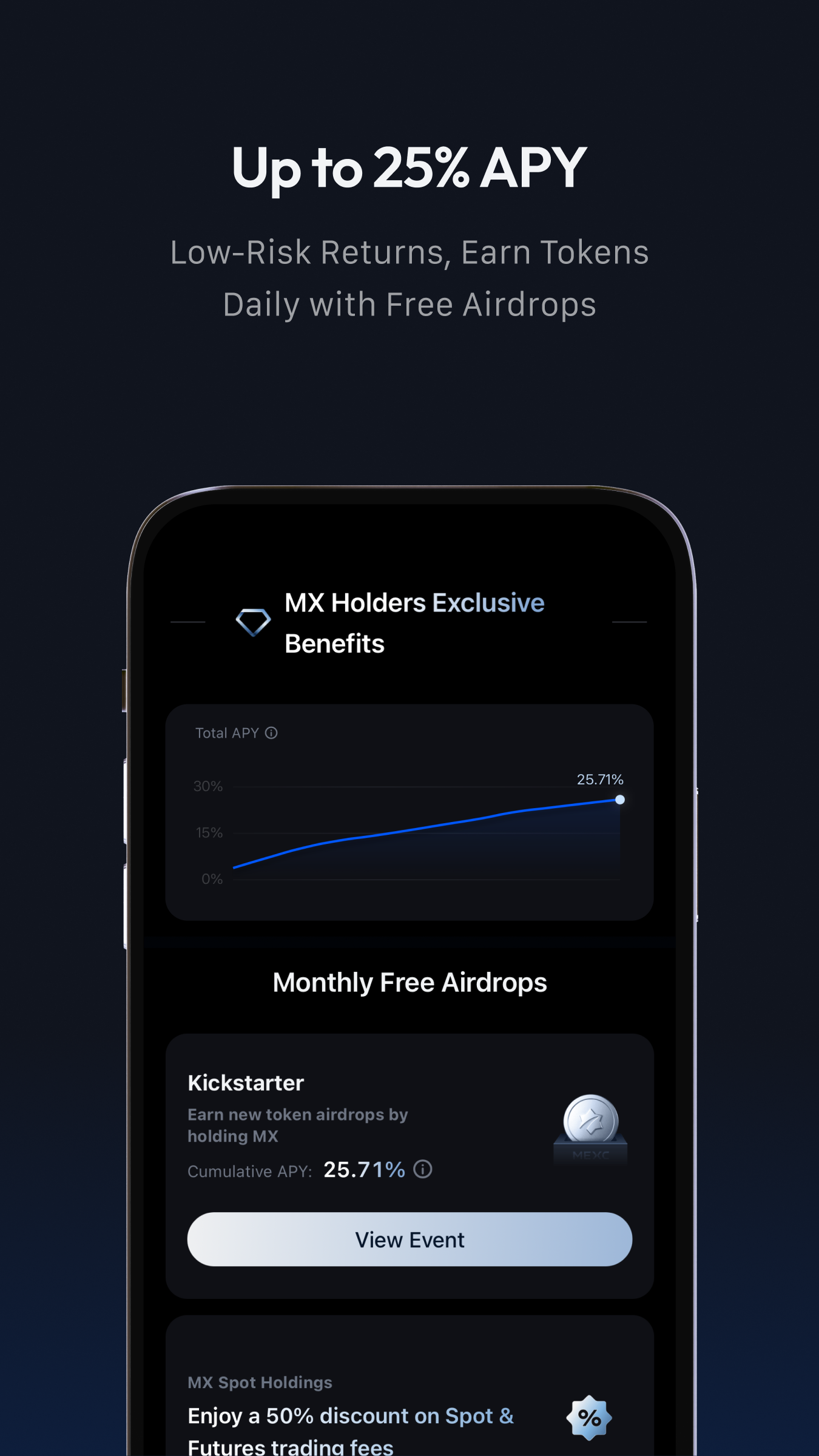 اسکرین شات 5 برنامه MEXC: Buy Bitcoin BTC & Crypto