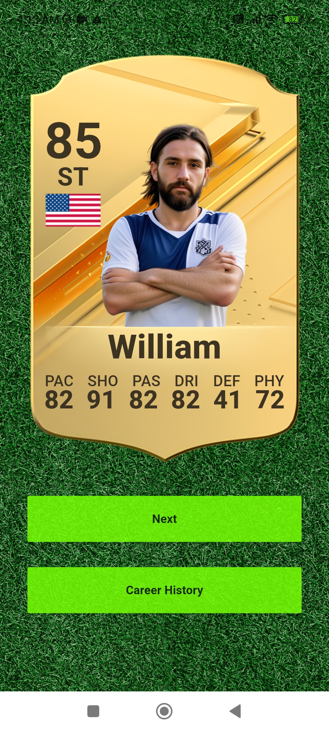 اسکرین شات 7 بازی Footballer Career